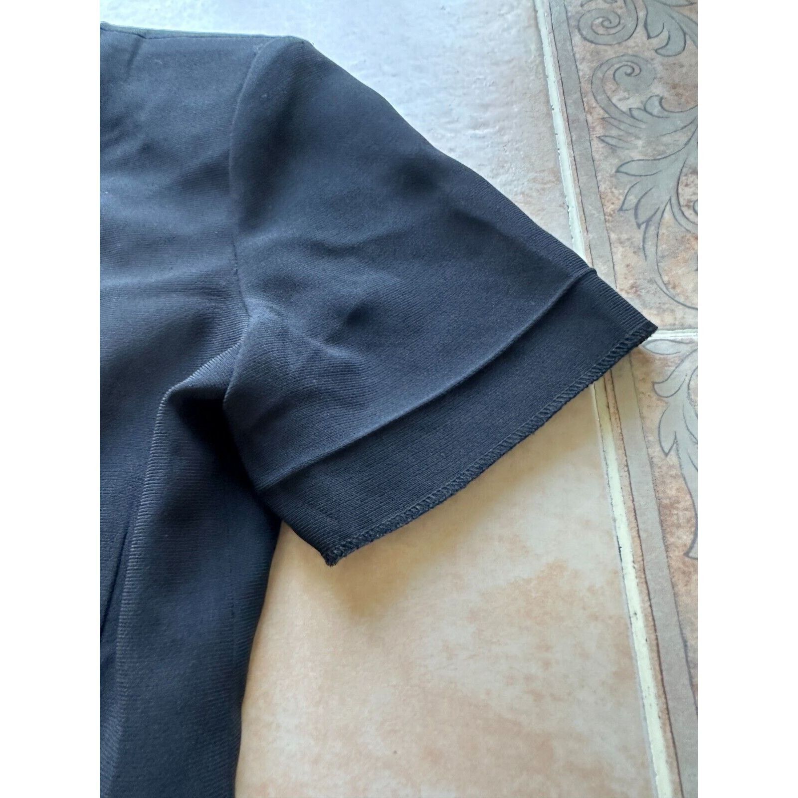 Liz Claiborne Liz Claiborne Garden variety Black Chinese collar Dress 12 Size XL / US 12-14 / IT 48-50 - 8 Thumbnail