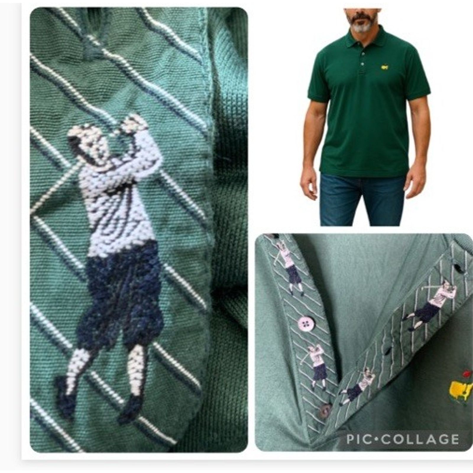 Bobby Jones Bobby Jones Embroidery Masters Polo Men's Golf Short Sleeves Size US XL / EU 56 / 4 - 1 Thumbnail