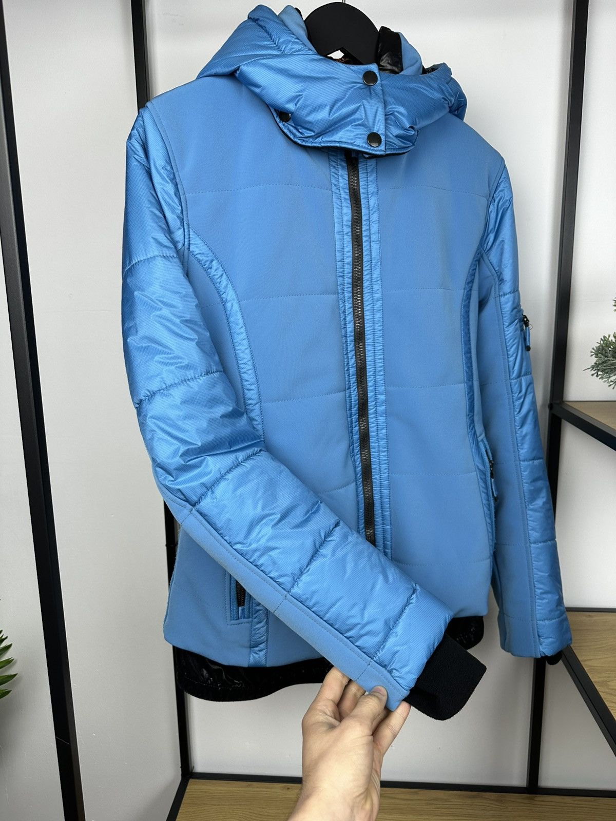 Frauenschuh Frauenschuh Women’s Ski Snowboarding Jacket 3 Size Blue Hood Size S / US 4 / IT 40 - 6 Thumbnail