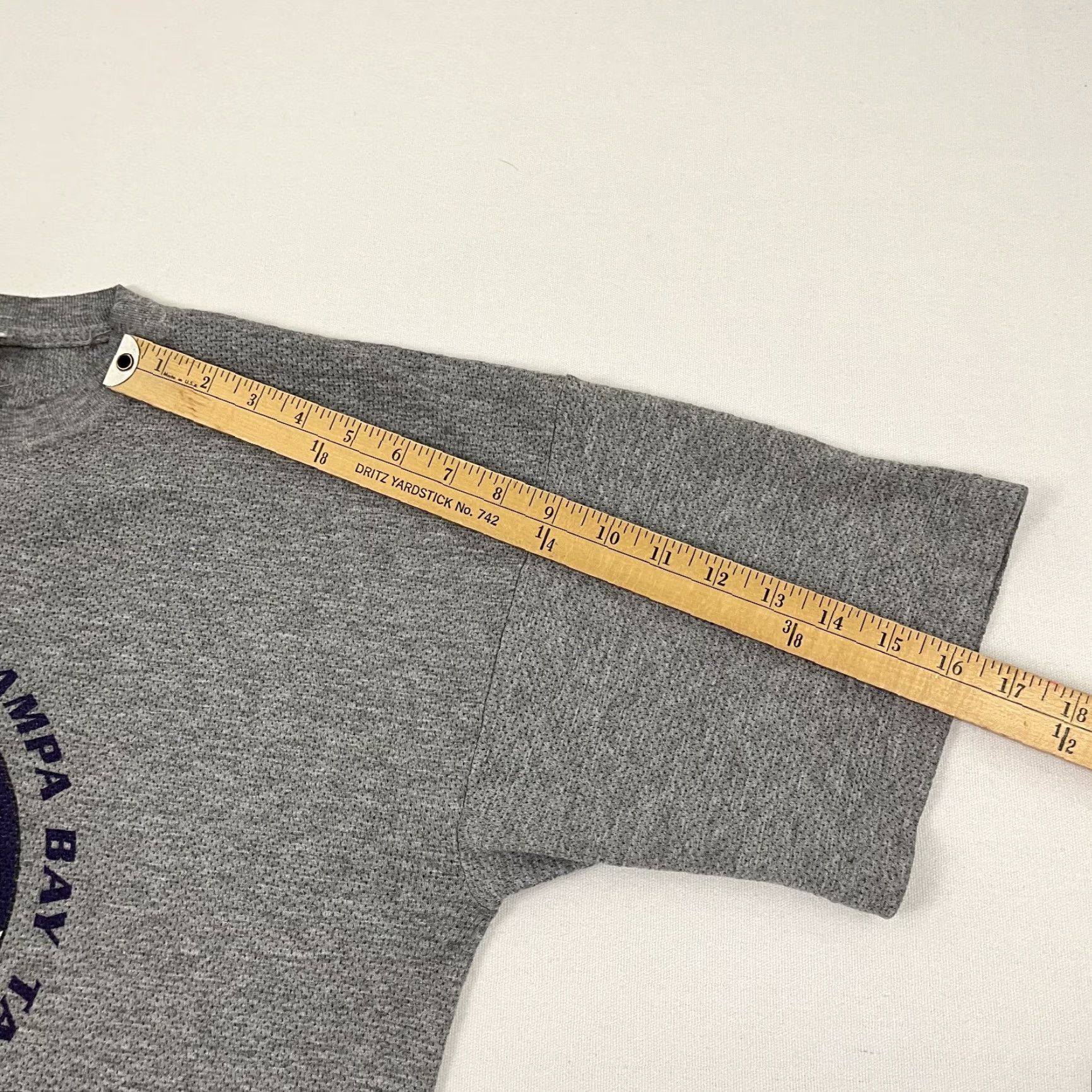 Vintage VTG Tampa Bay Devils Rays Shirt Mens Large / XL Gray Retro Throwback 90s Shirt Mens Gray 90s Logo Vintage Rays Size US L / EU 52-54 / 3 - 6 Thumbnail