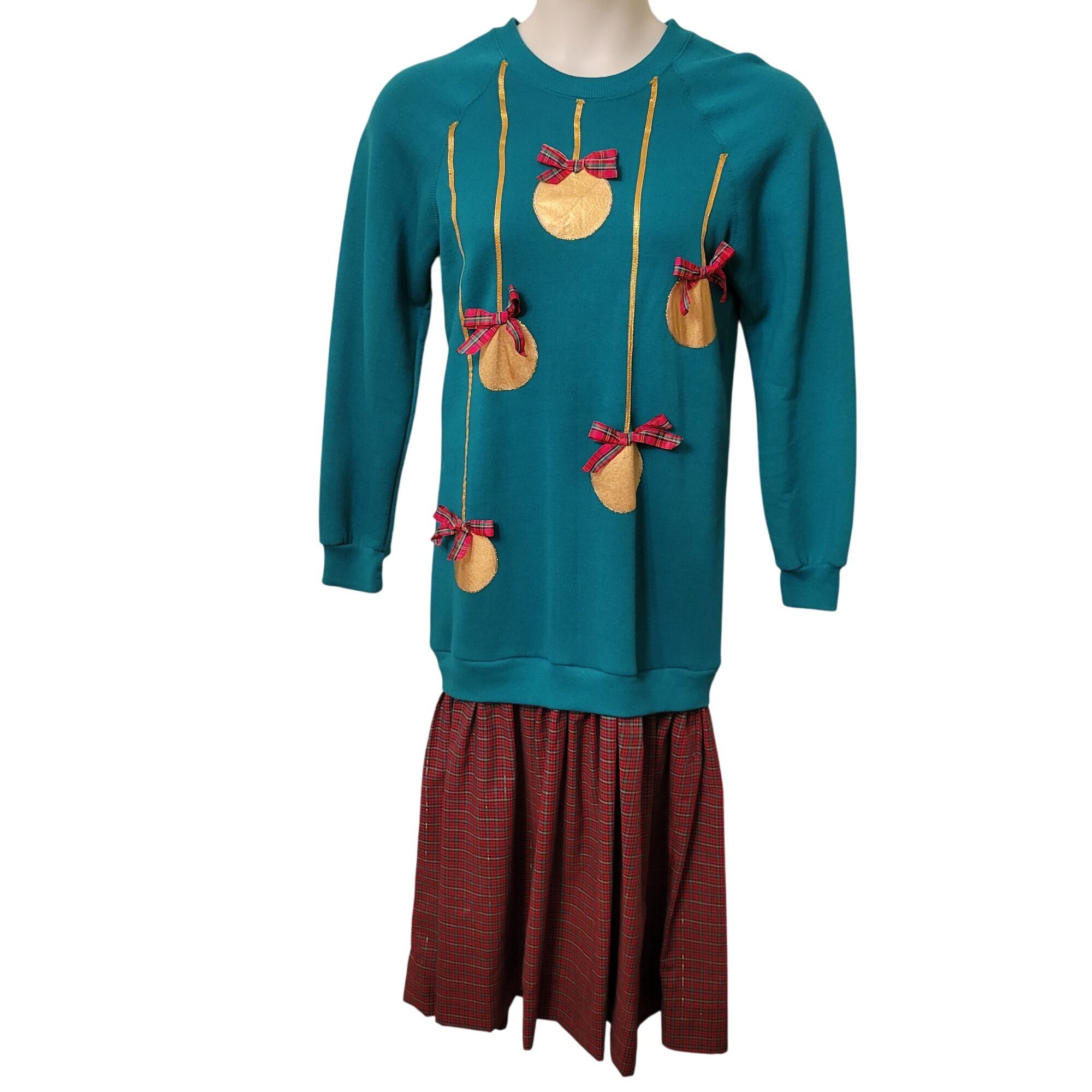 Wrangler Vintage Wrangler Sweats M Sweatshirt Dress Gold Ornaments Re Size M / US 6-8 / IT 42-44 - 1 Thumbnail