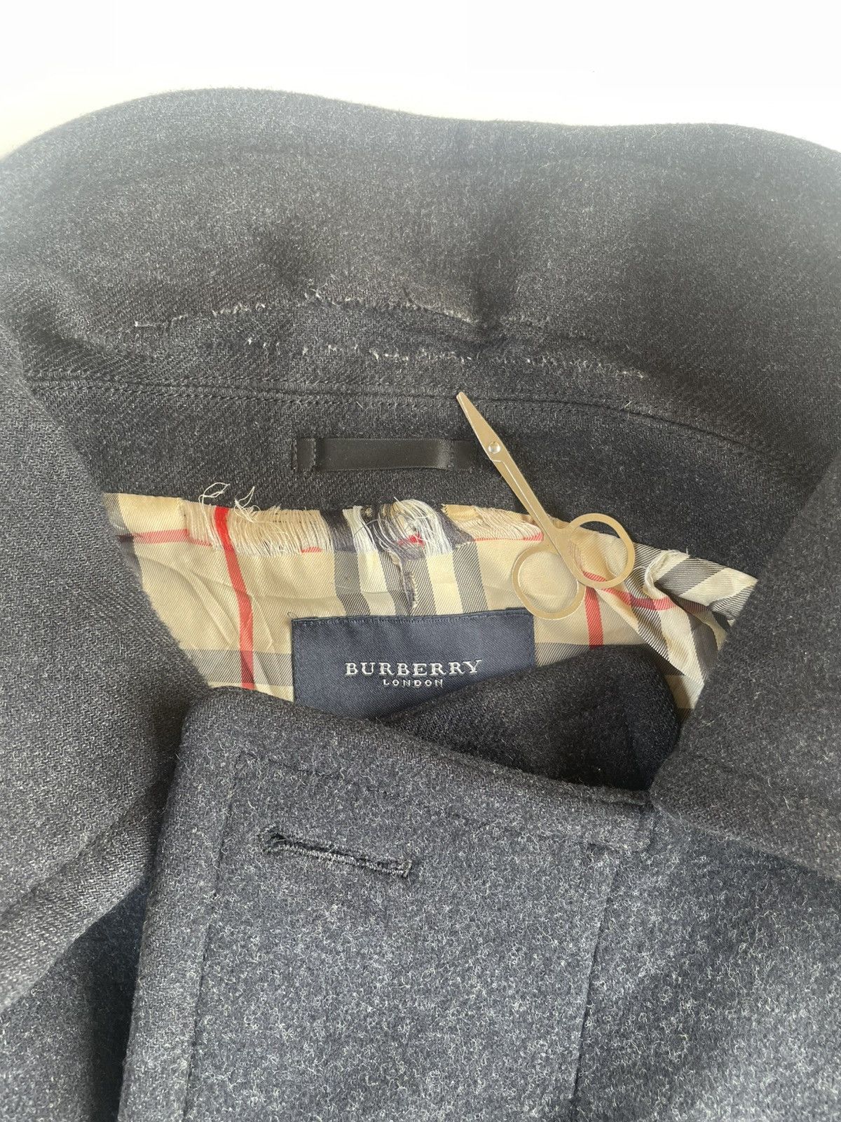 Burberry Burberry London Wool Pea Coat/Jacket Size US L / EU 52-54 / 3 - 9 Thumbnail