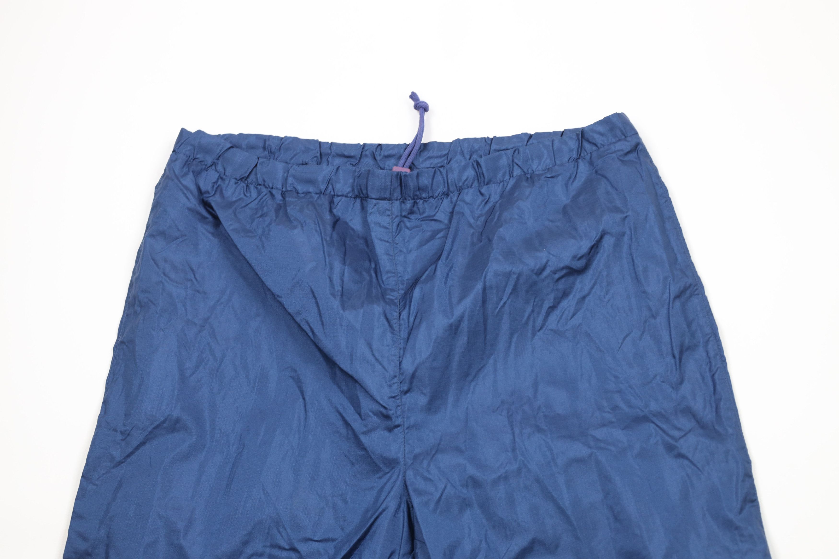 Eddie Bauer × Vintage Vintage 90s Eddie Bauer Windbreaker Rain Pants Navy Blue Size US 32 / EU 48 - 2 Thumbnail