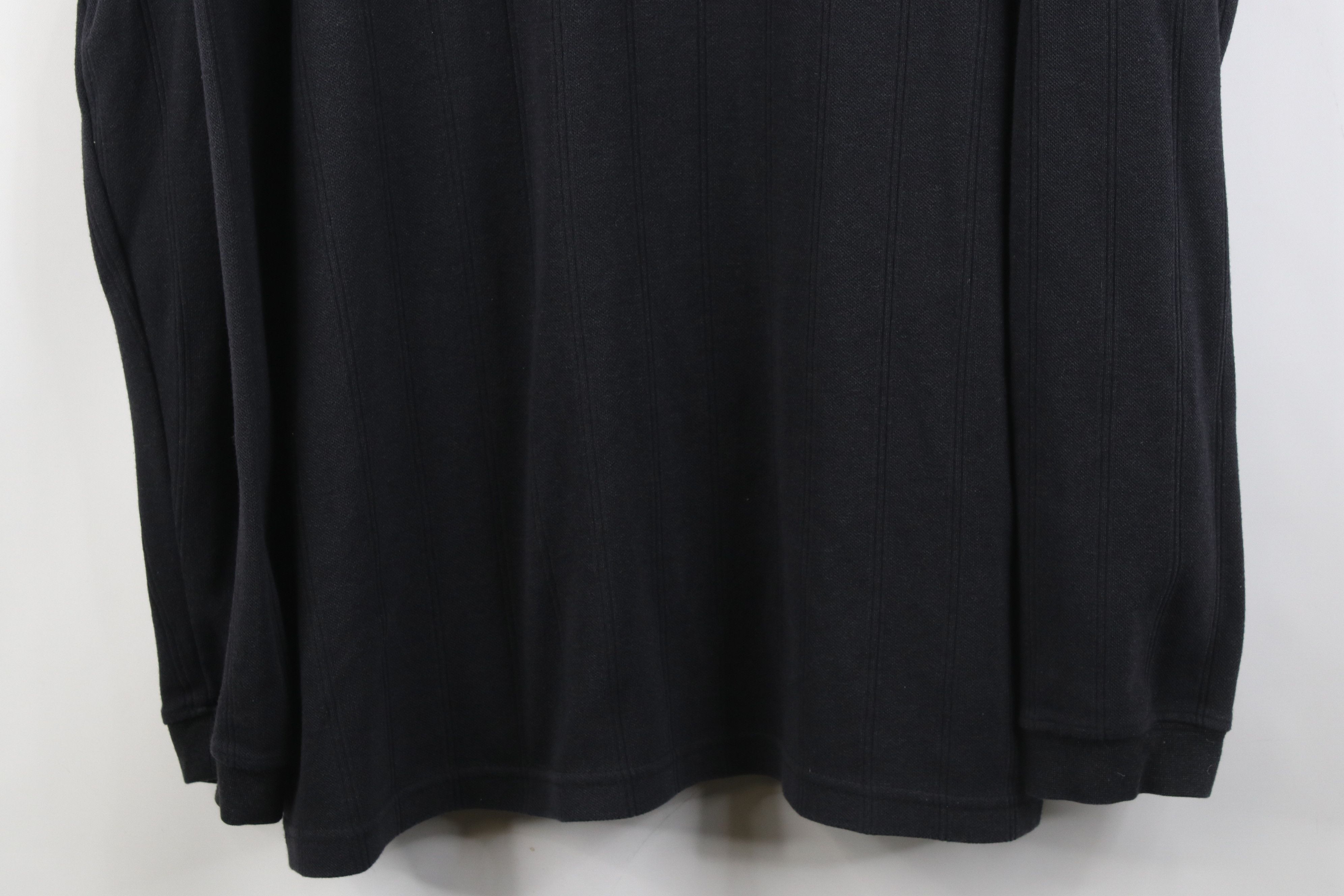 Vintage Vintage 90s Streetwear Knit Long Sleeve Polo Shirt Gray Size US L / EU 52-54 / 3 - 3 Thumbnail