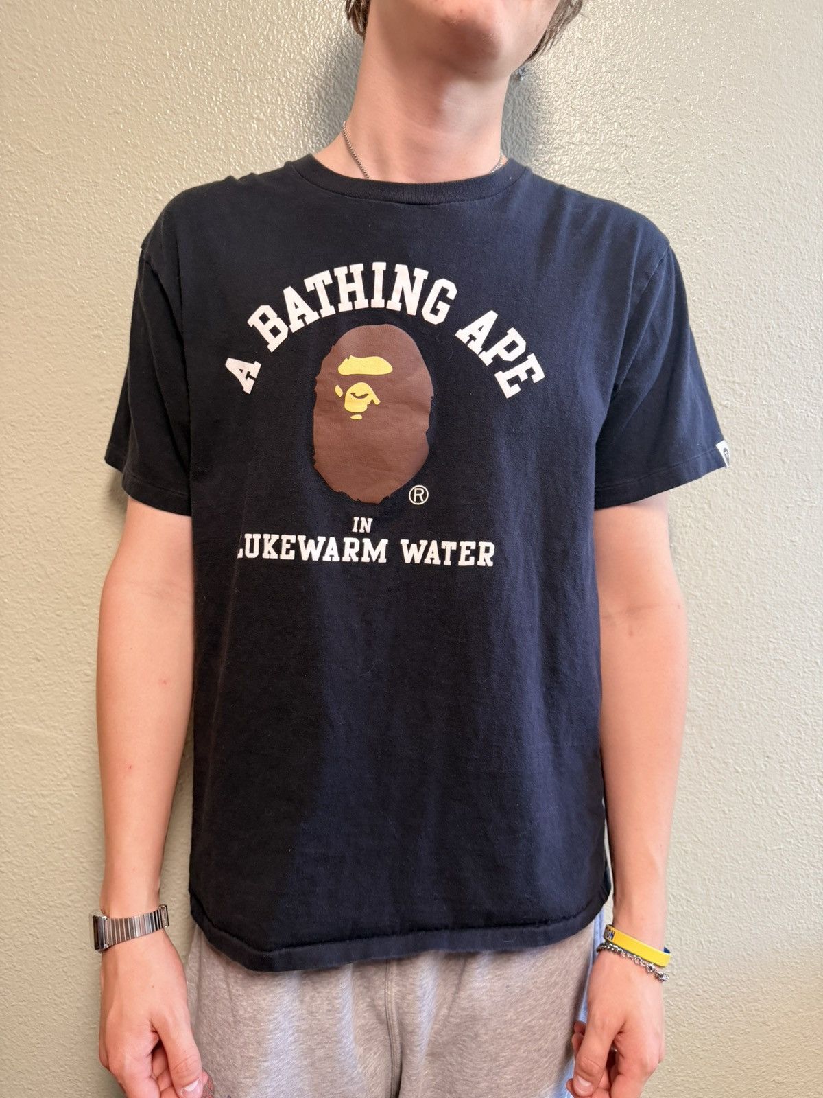Bape Bape In Lukewarm Water T Shirt Size US XL / EU 56 / 4 - 1 Thumbnail