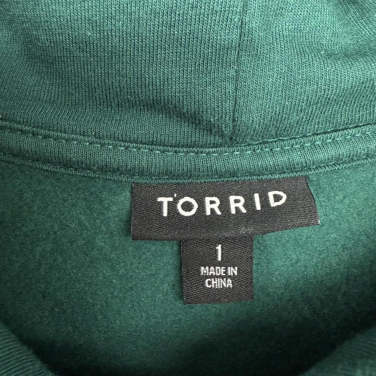 Torrid Torrid Botanical Garden Green Drop Shoulder Rhinestone Size XL / US 12-14 / IT 48-50 - 4 Thumbnail