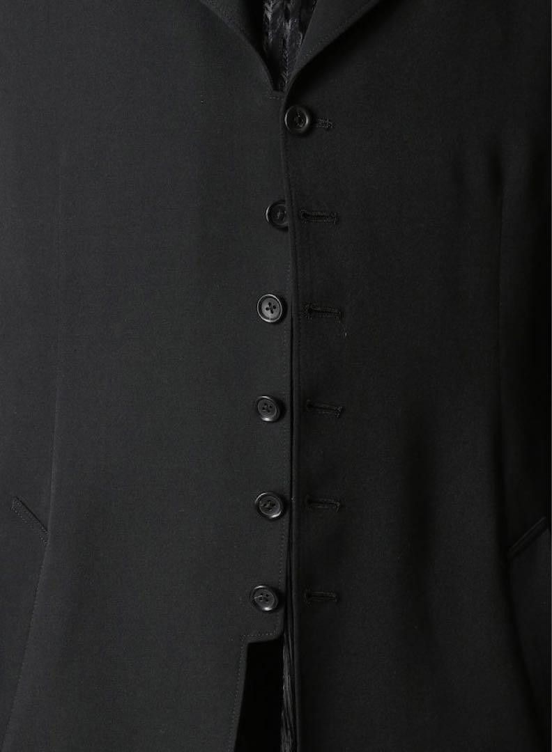 Yohji Yamamoto POUR HOMME 22aw WOOL GABARDINE FRONT BUTTING 6BUTTONS JACKET Size US L / EU 52-54 / 3 - 3 Thumbnail