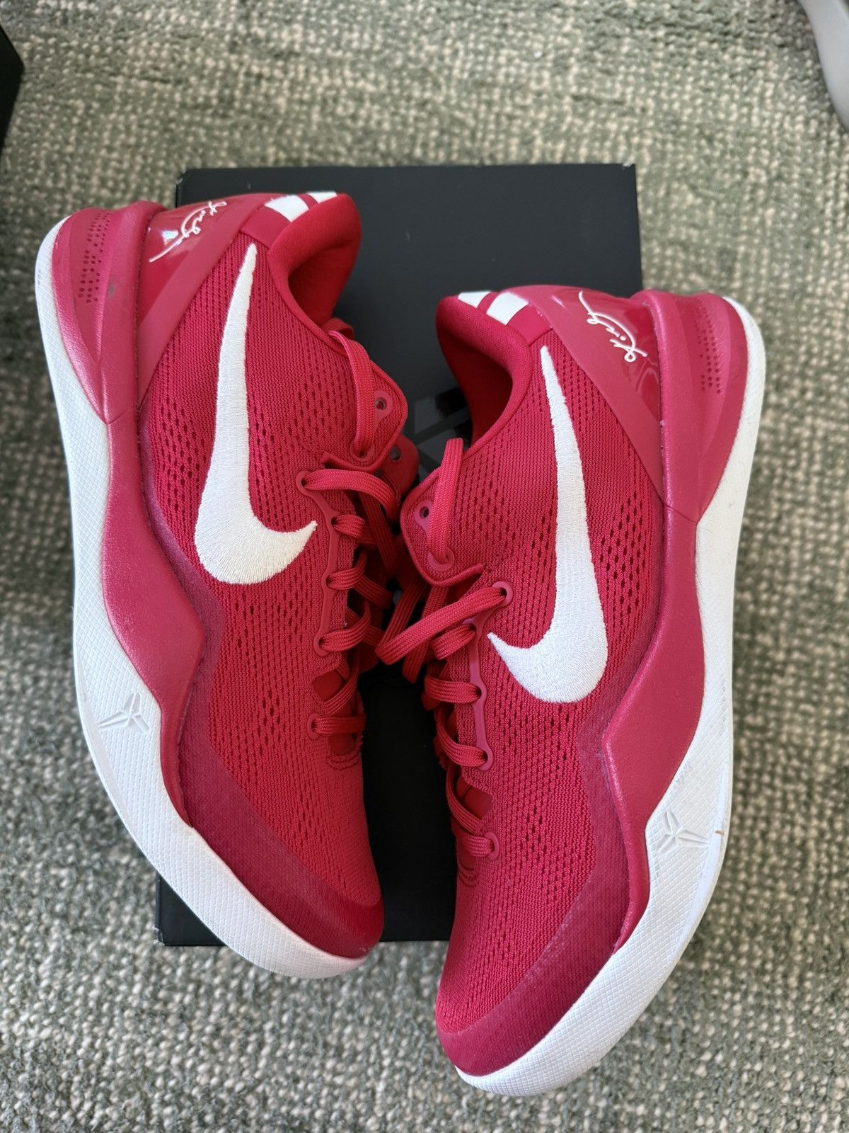 Nike Nike Kobe 8 Protro University Red Size US 8.5 / EU 41-42 - 2 Thumbnail