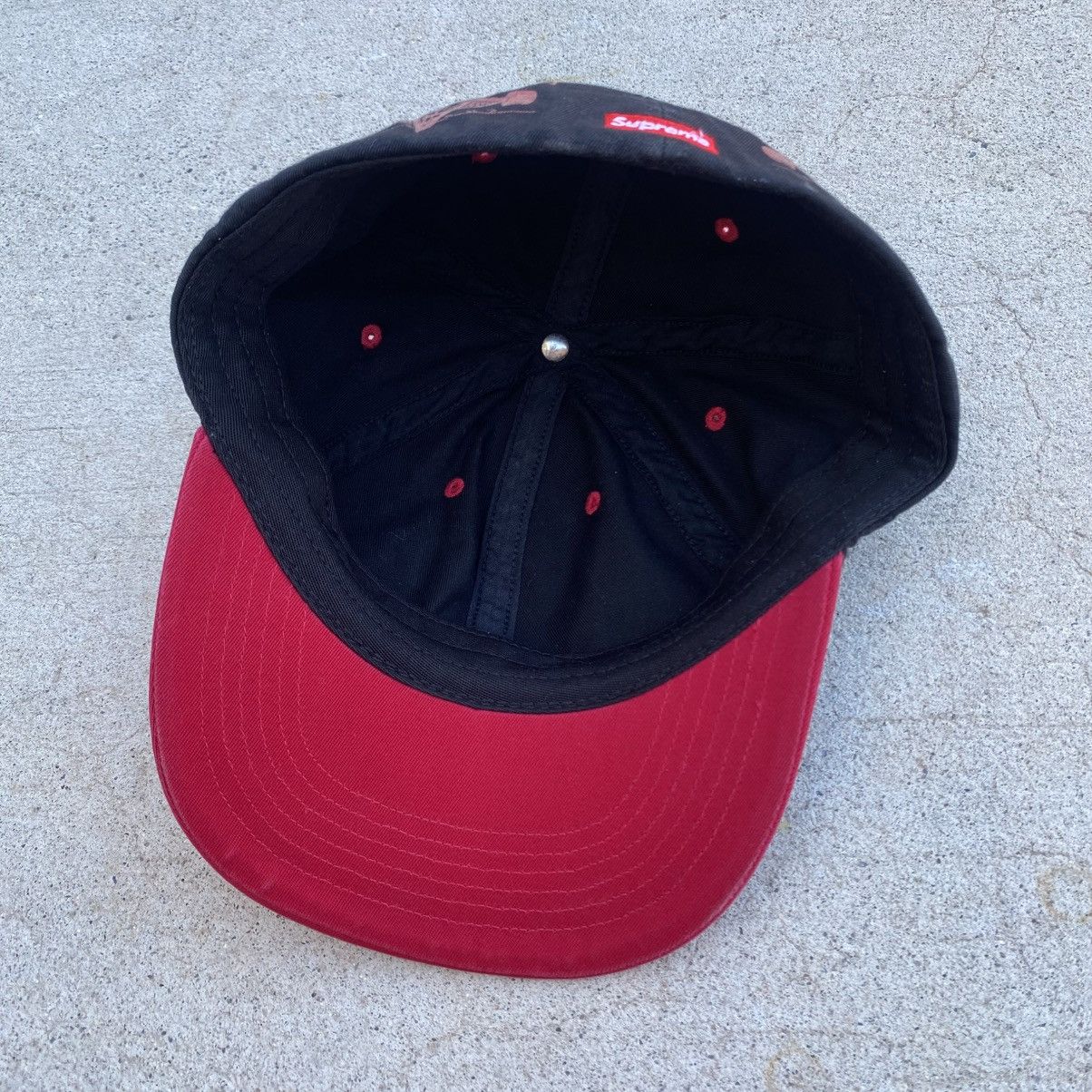 Supreme Supreme Thrasher 6-Panel Hat Fitted Medium Black Red 2021 Size ONE SIZE - 6 Thumbnail