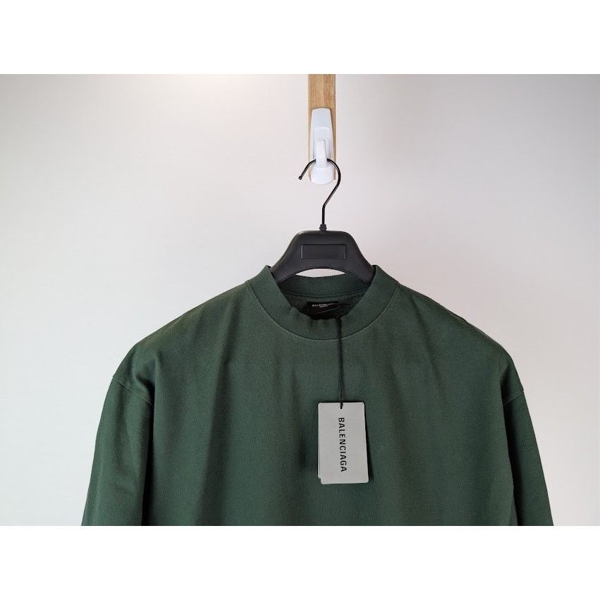 Balenciaga o1rshd1 Ramadan 24 Vintage Jersey T-Shirt Dark Green / Black Size US S / EU 44-46 / 1 - 3 Thumbnail