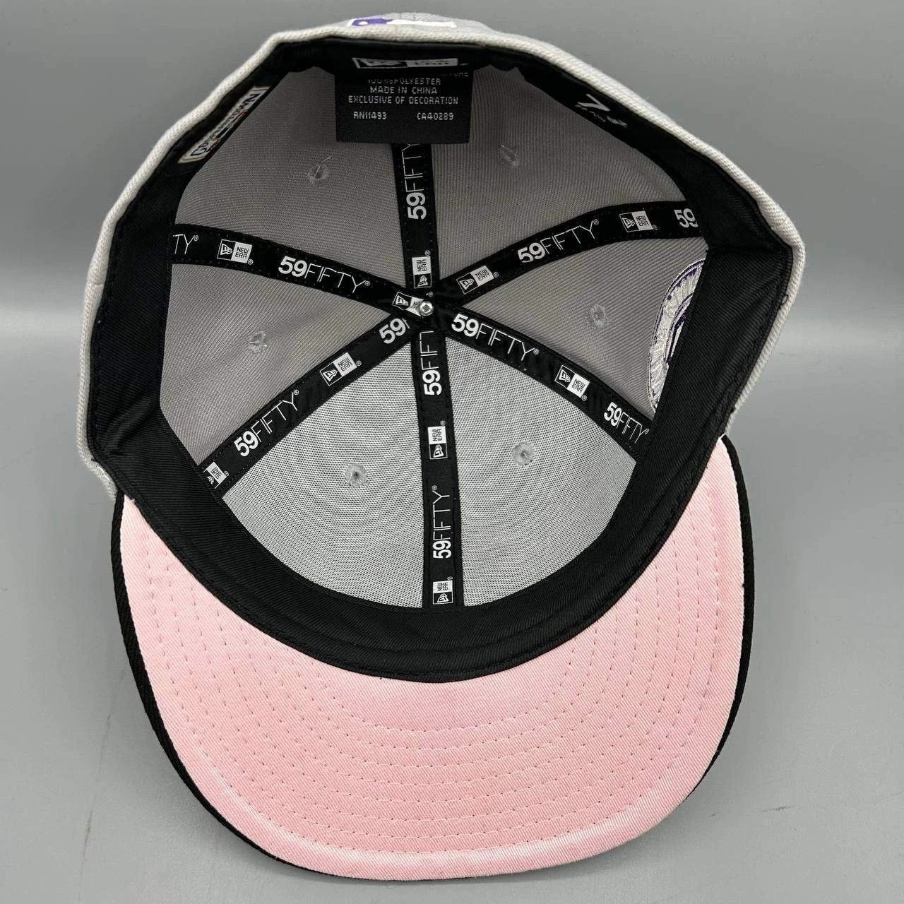 New Era Milwaukee Brewers Hat Men 7 3/8 59Fifty New Era MLB Fitted Size ONE SIZE - 2 Thumbnail