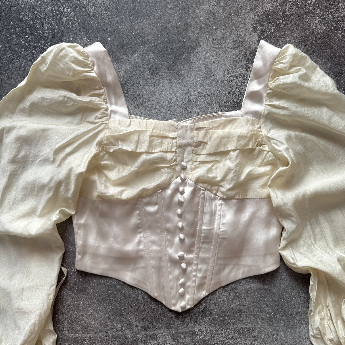 Hysteric Glamour Renaissance Style Vintage Y2K Romantic Fairy Corset Blouse Size M / US 6-8 / IT 42-44 - 3 Thumbnail