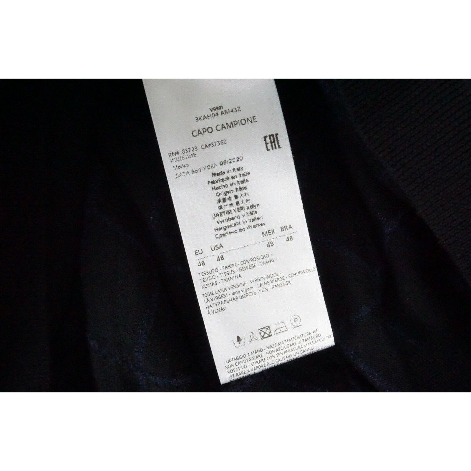 Giorgio Armani Giorgio Armani Black Label Black Purple Cubic Plaid Wool Wov Size US M / EU 48-50 / 2 - 5 Thumbnail