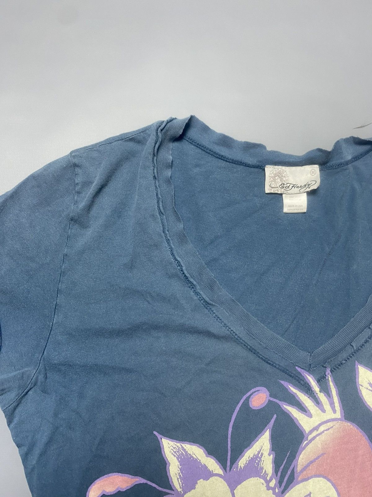 Ed Hardy VTG Ed Hardy Eternal Love Tattoo Graphic T-Shirt Women M USA Size M / US 6-8 / IT 42-44 - 5 Thumbnail