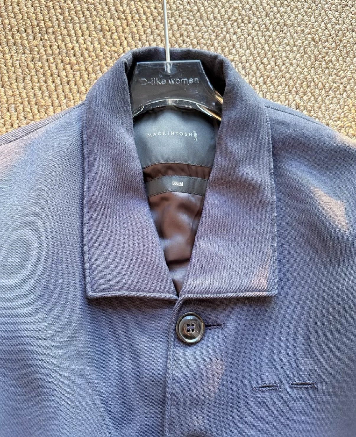 Mackintosh Mackintosh 0003 by Kiko Kostadinov Navy Lapel Jacket K23 Size US S / EU 44-46 / 1 - 5 Thumbnail