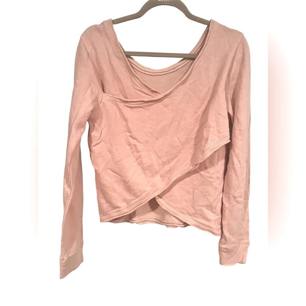 Chase Authentics Chaser Linen French Terry Size S Cross Back Pullover Size S / US 4 / IT 40 - 4 Thumbnail
