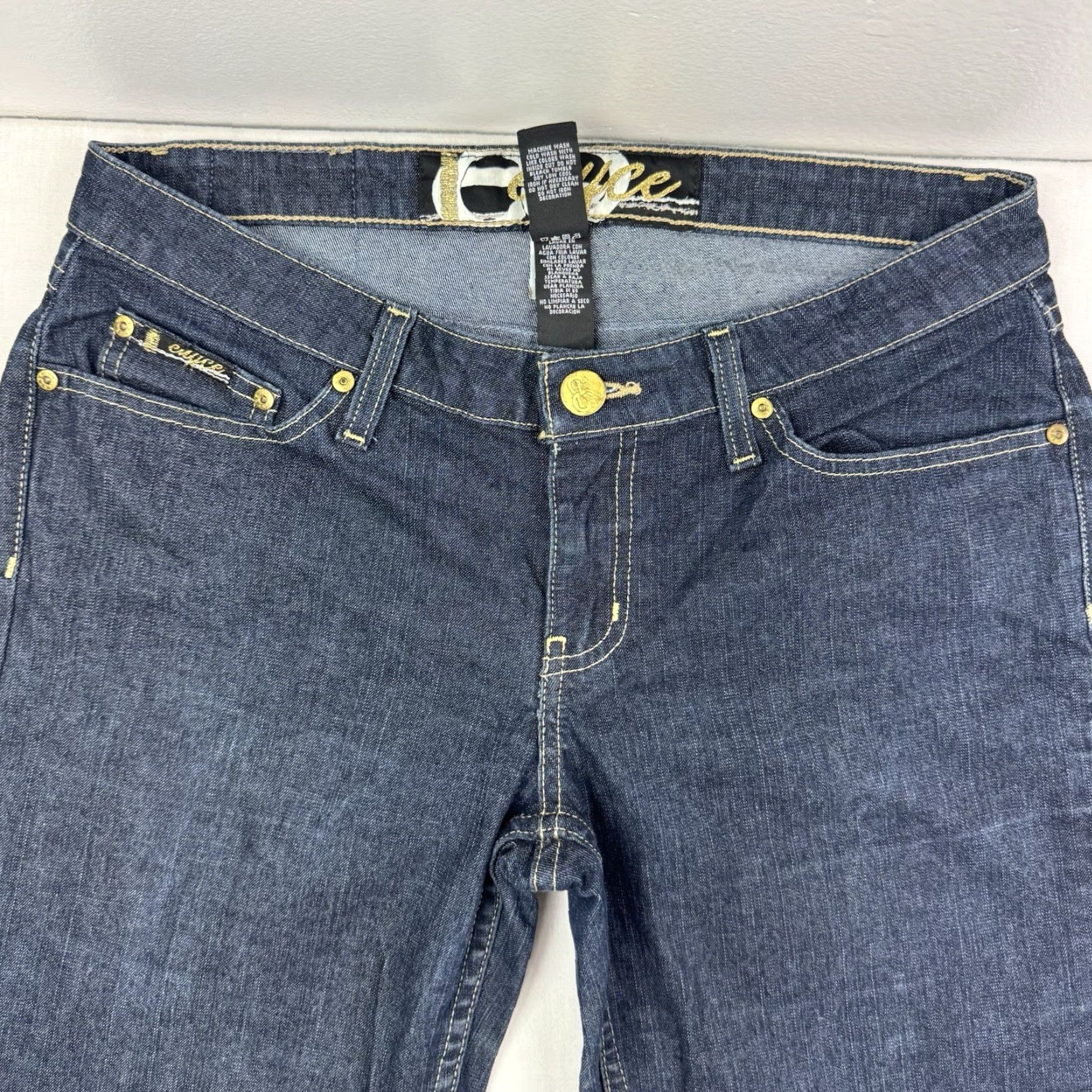Enyce VINTAGE Enyce Jeans Womens 11 Hipster Hip Hop Punk Low Waist 2000s Classic Jeans Size 32" / US 10 / IT 46 - 2 Thumbnail
