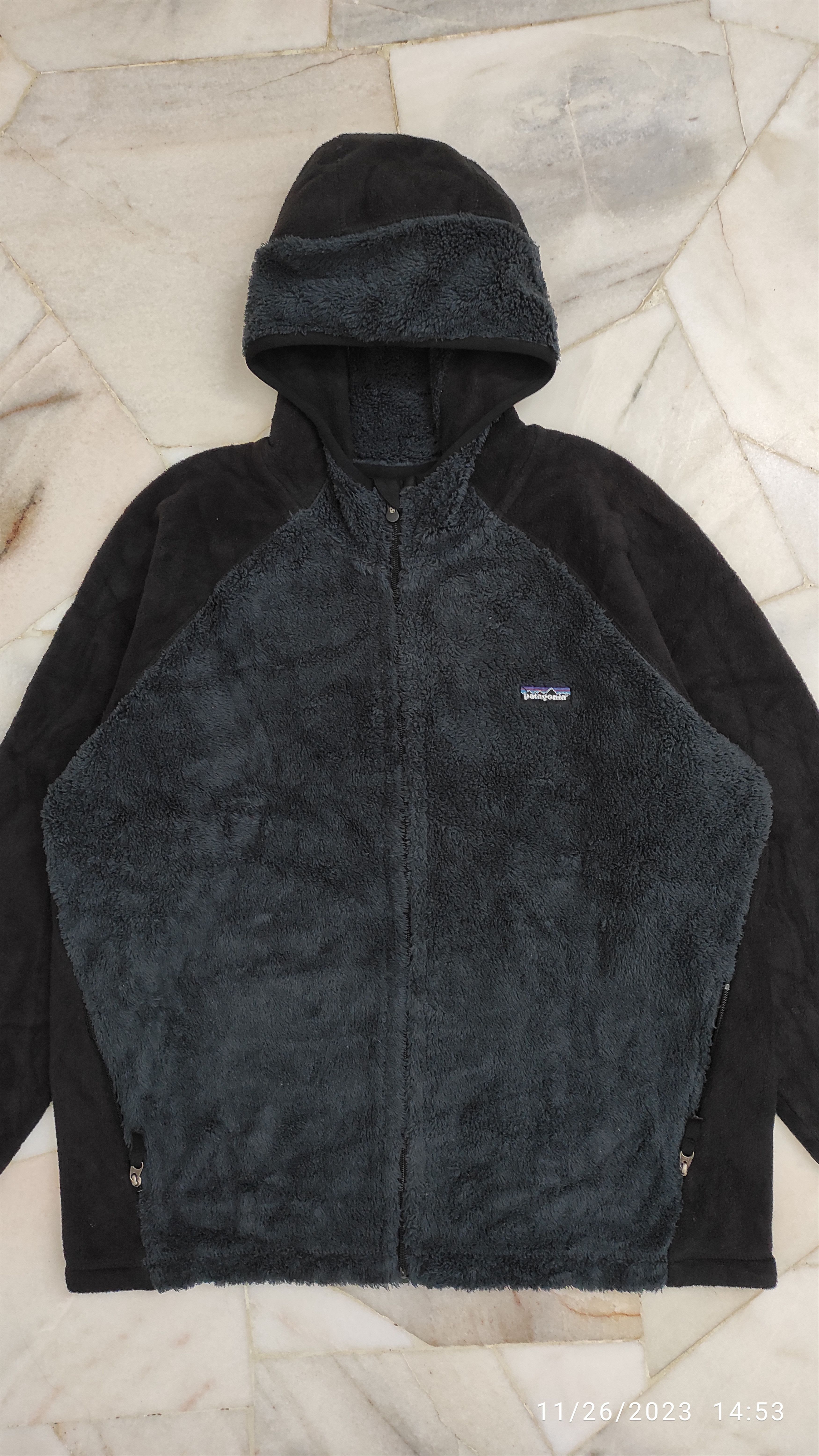 Patagonia Archive 00s PATAGONIA SYNCHILLA FLEECE BOA HOODIE JACKET Size US XL / EU 56 / 4 - 11 Thumbnail