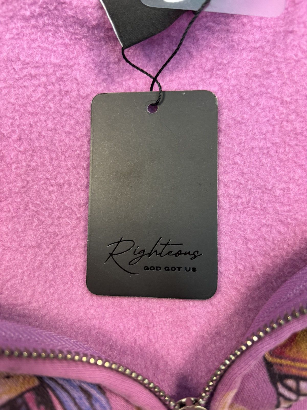 Other Righteous Risen King Zip Up Hoodie, Purple Size US M / EU 48-50 / 2 - 11 Thumbnail