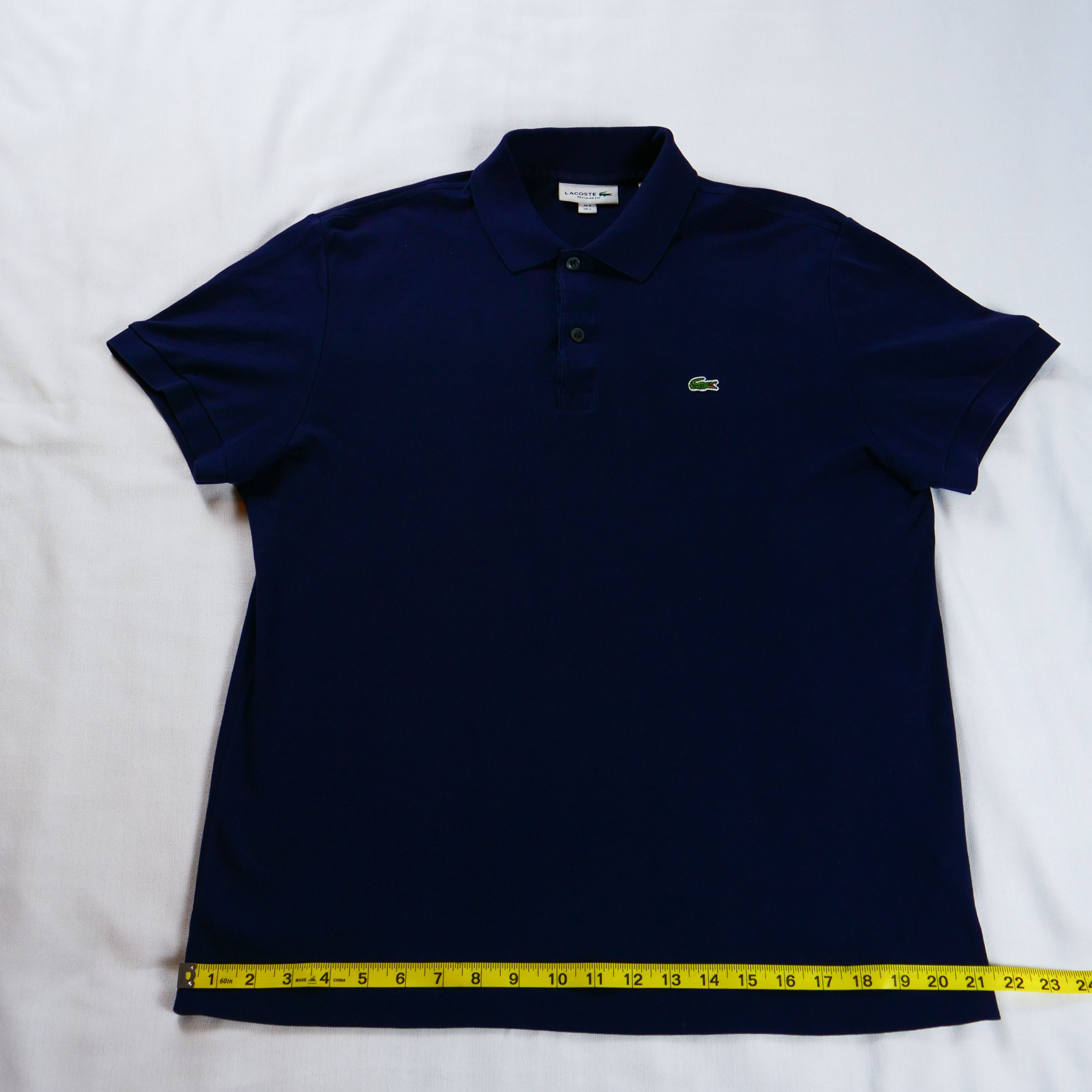 Lacoste Lacoste Men's Polo Prima Cotton Regular Fit Size Large Size US L / EU 52-54 / 3 - 4 Thumbnail