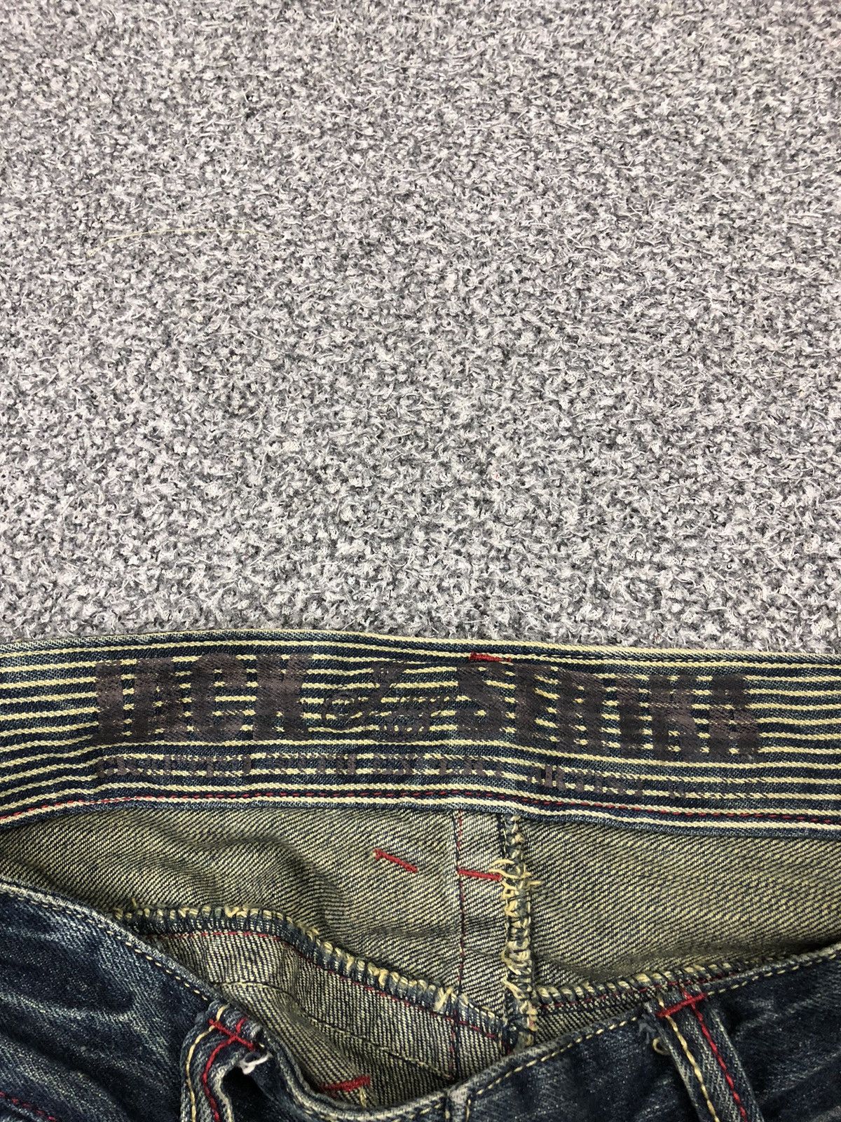 Japanese Brand Vintage Y2K Japanese Brands Jack Serika Sashiko Baggy Jeans Size US 31 - 17 Thumbnail