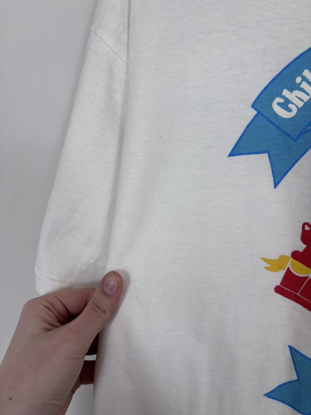Disney Vintage 1990s Disneyland USA Big Logo White T-Shirt Tee Size US XL / EU 56 / 4 - 9 Thumbnail