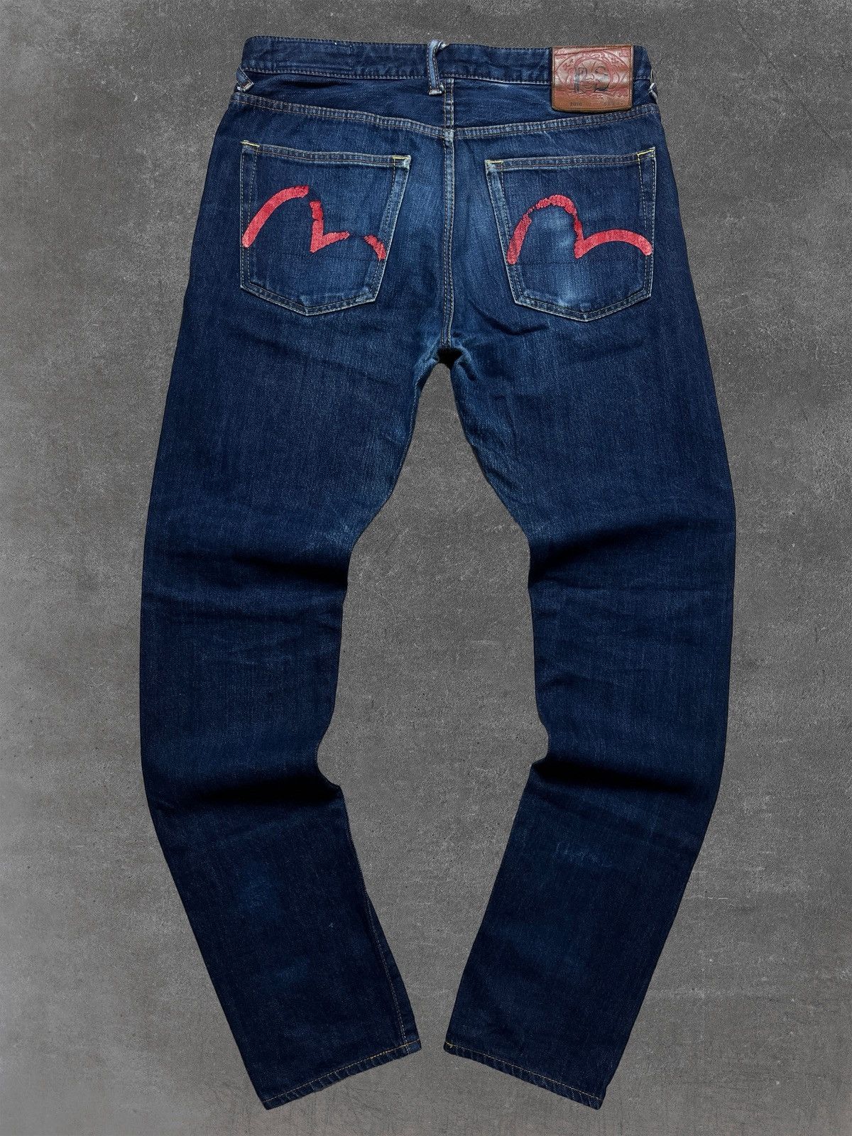 Evisu Evisu Red Seagull Selvedge Denim JapanJeans Size US 32 / EU 48 - 1 Thumbnail