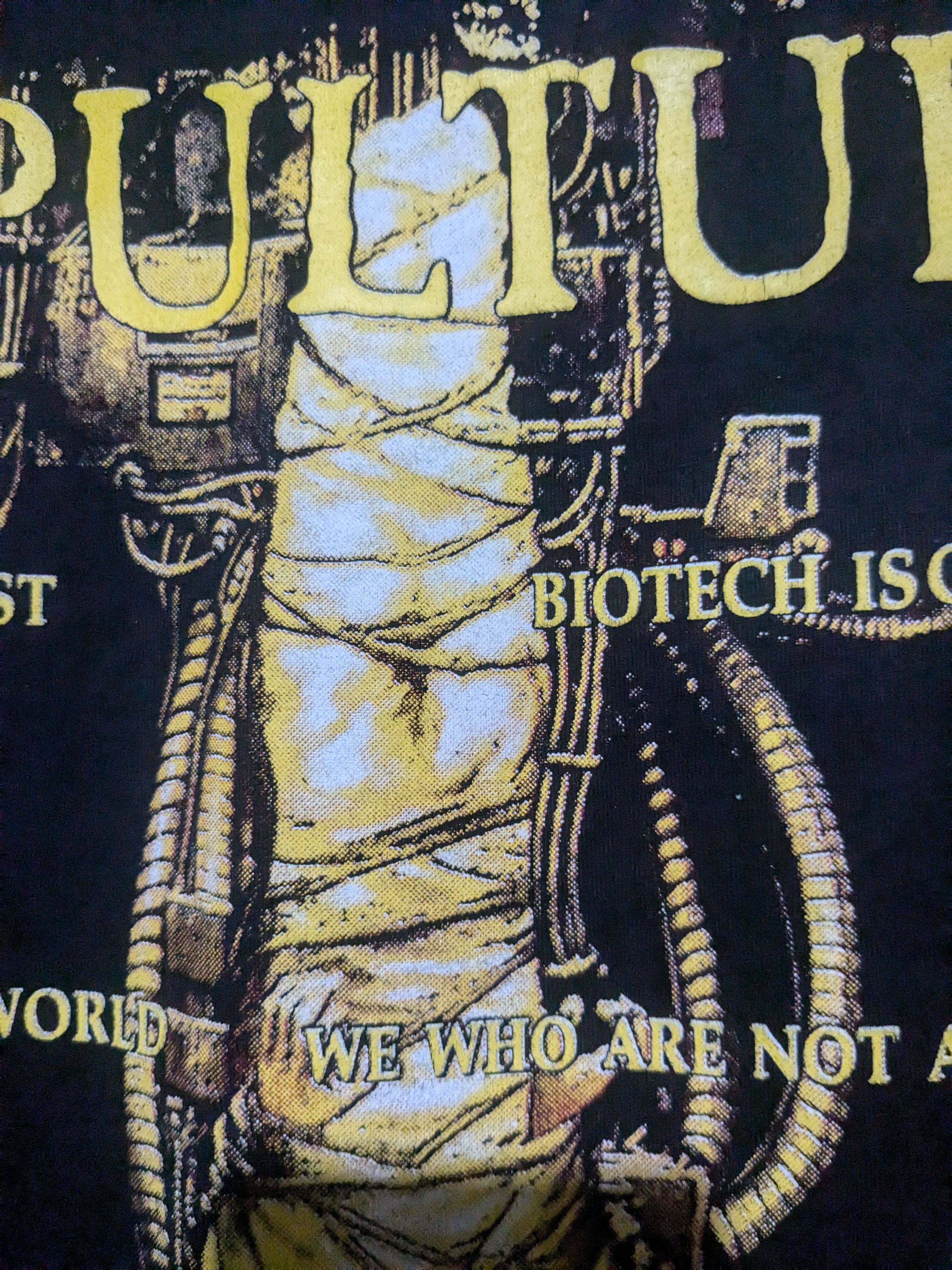 Other sepultura chaos ad tshirt medium with backhit Size US M / EU 48-50 / 2 - 8 Thumbnail