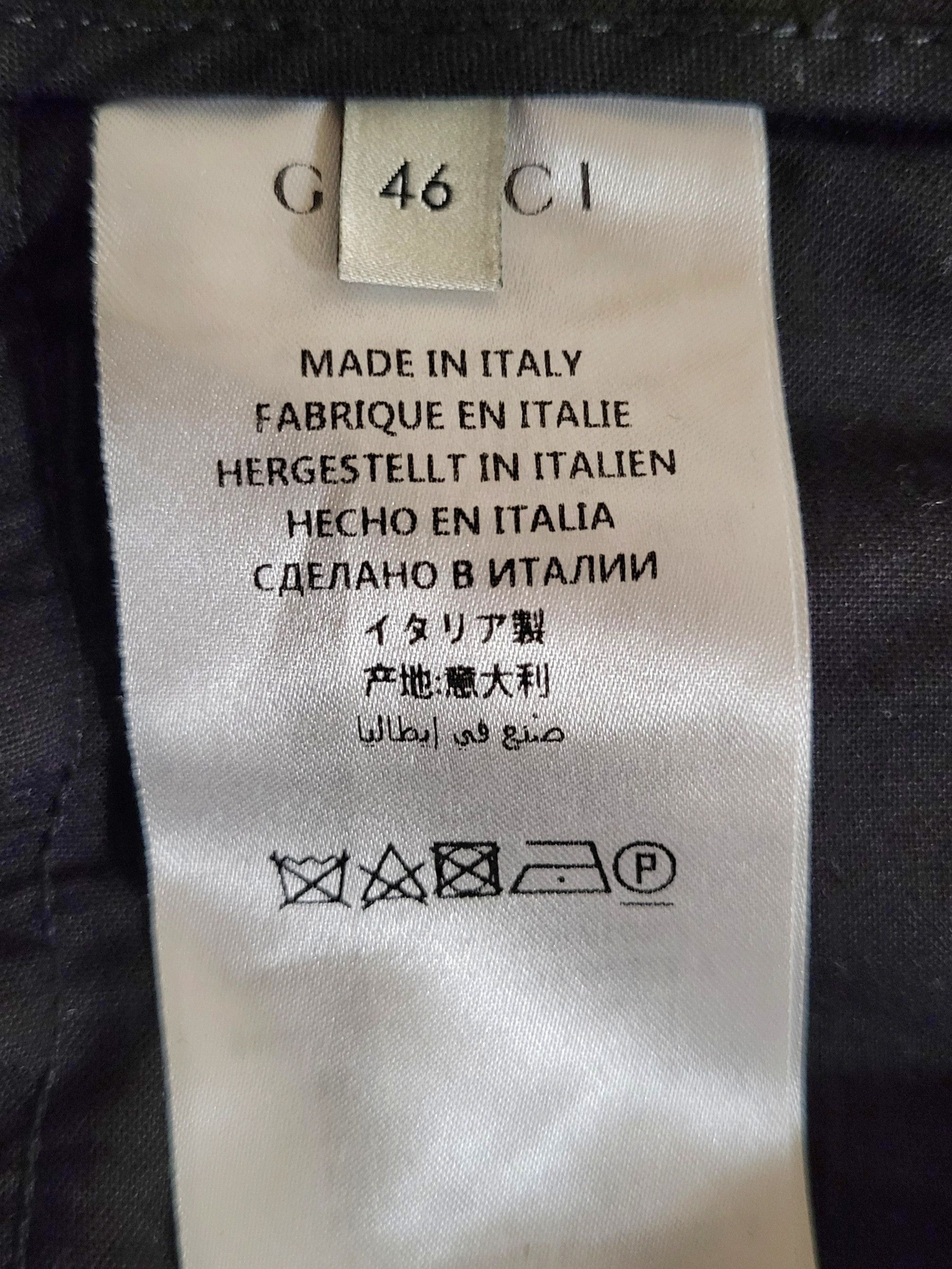 Gucci $1200 Side Stripe Logo Gabardine Stretch Pants Size US 30 / EU 46 - 5 Thumbnail