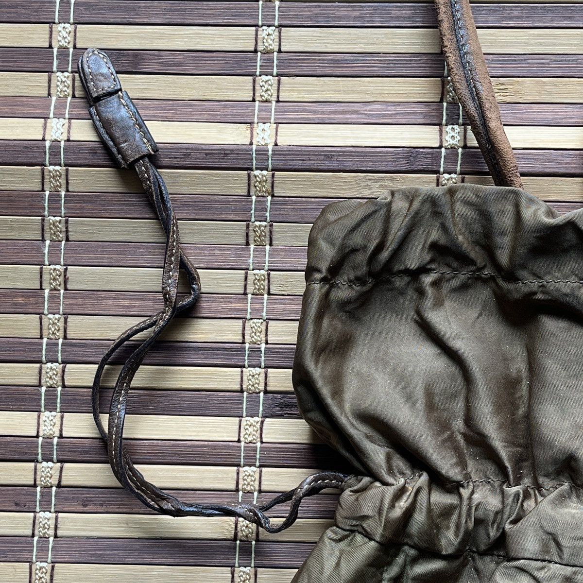 Prada PRADA Tessuto Drawstring Nylon Tote Bag Size ONE SIZE - 8 Thumbnail