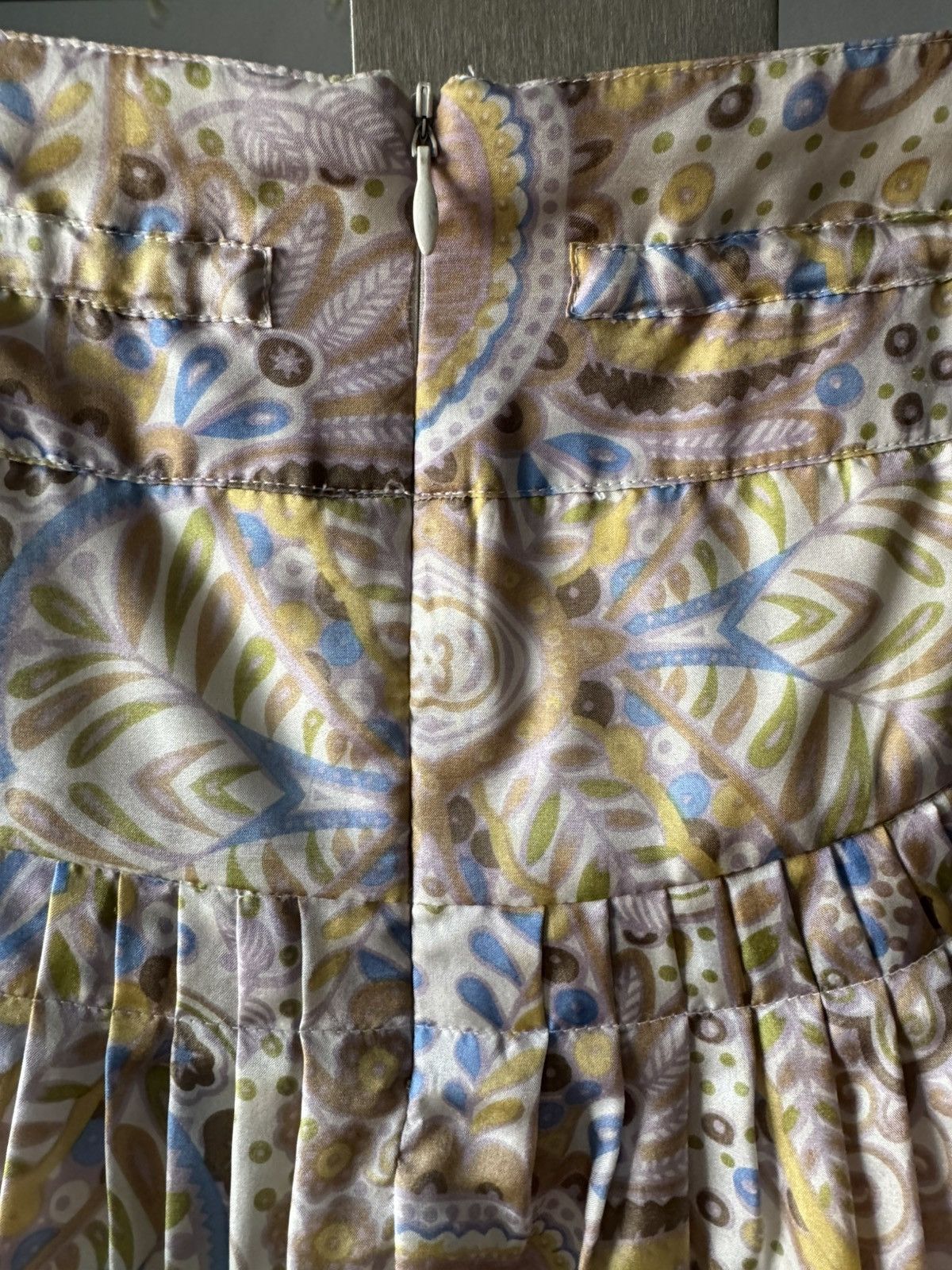 Chloe Chloé Silk–Cotton A-Line Skirt – Size 38 (US 2) Size 26" / US 2 / IT 38 - 8 Thumbnail