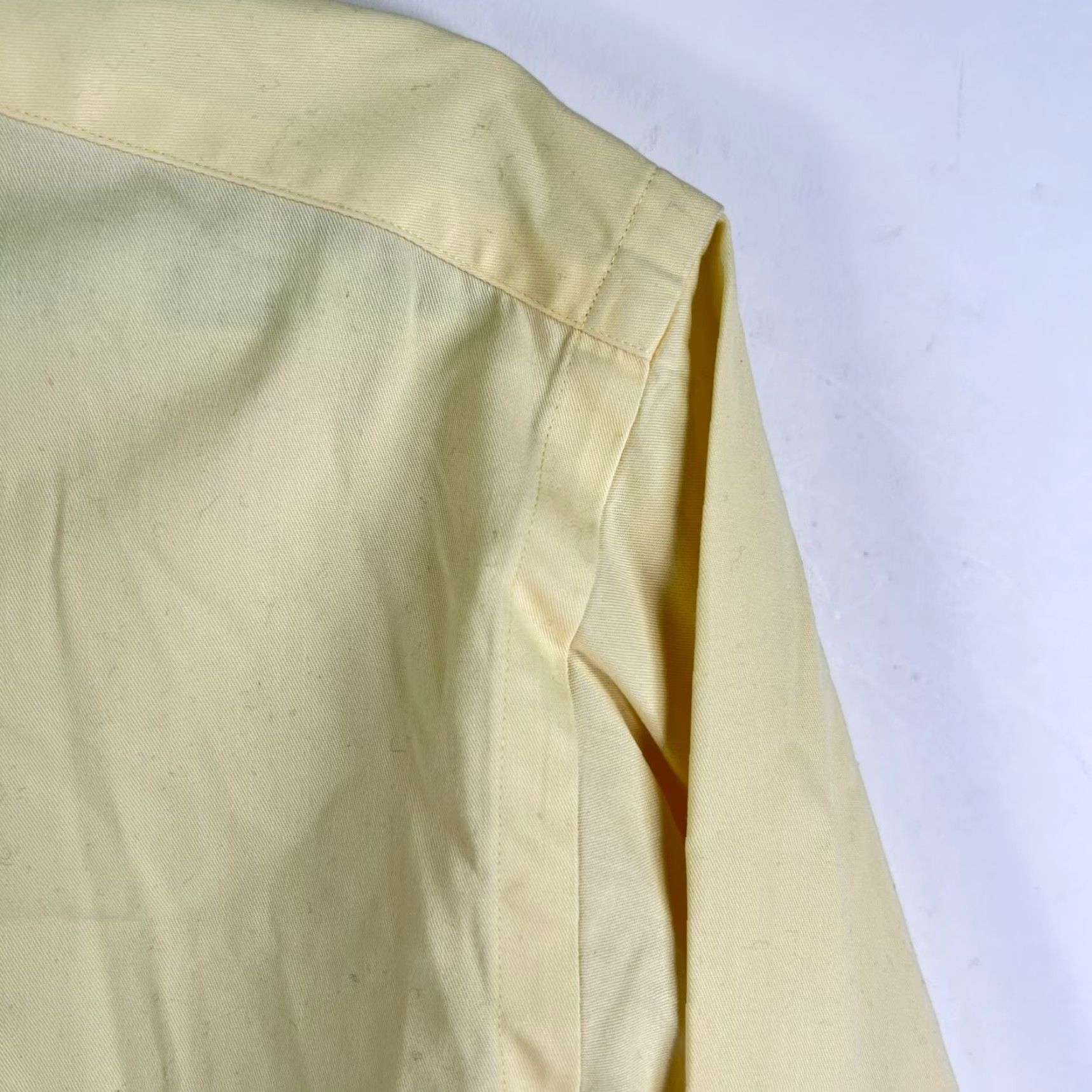 Ralph Lauren Ralph Lauren Blake Shirt Mens L Yellow Check Cotton Button-Down Non-Iron Embroidered Size US L / EU 52-54 / 3 - 2 Thumbnail
