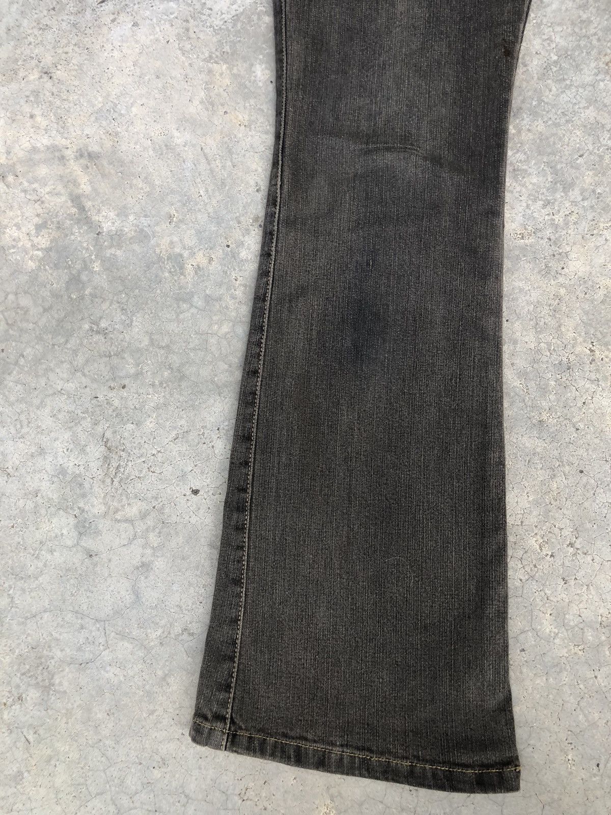 If Six Was Nine Japanese Back Rush Flared Jeans Distressed Size US 30 / EU 46 - 6 Thumbnail