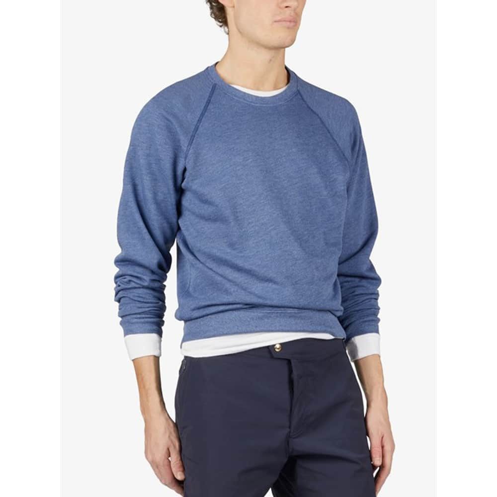 Tom Ford o1loc1c0724 Cut & Sew Crewneck Sweatshirt in Blue Size US XXL / EU 58 / 5 - 1 Preview