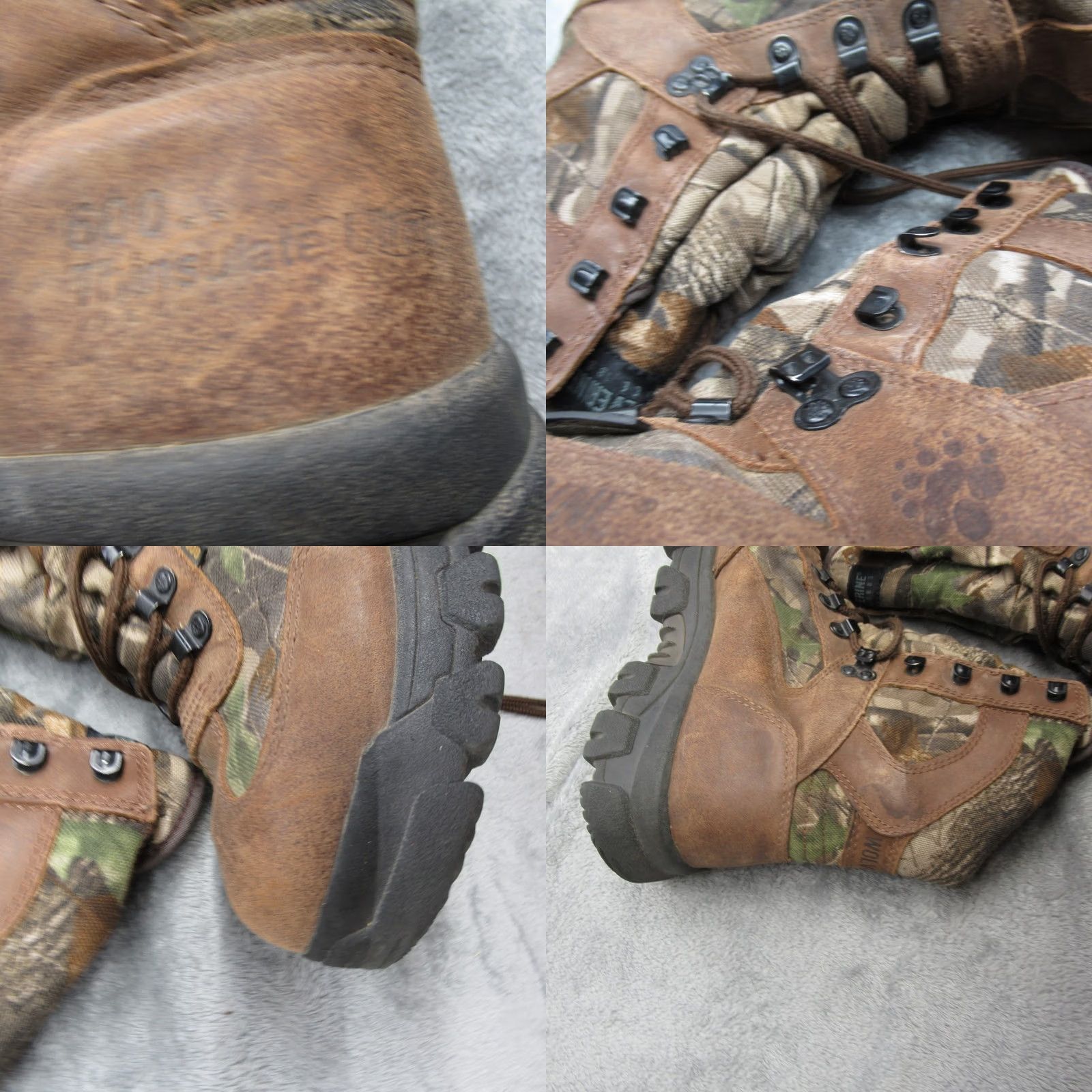 Wolverine Boot Men Camouflage Waterproof Insulated 600g 