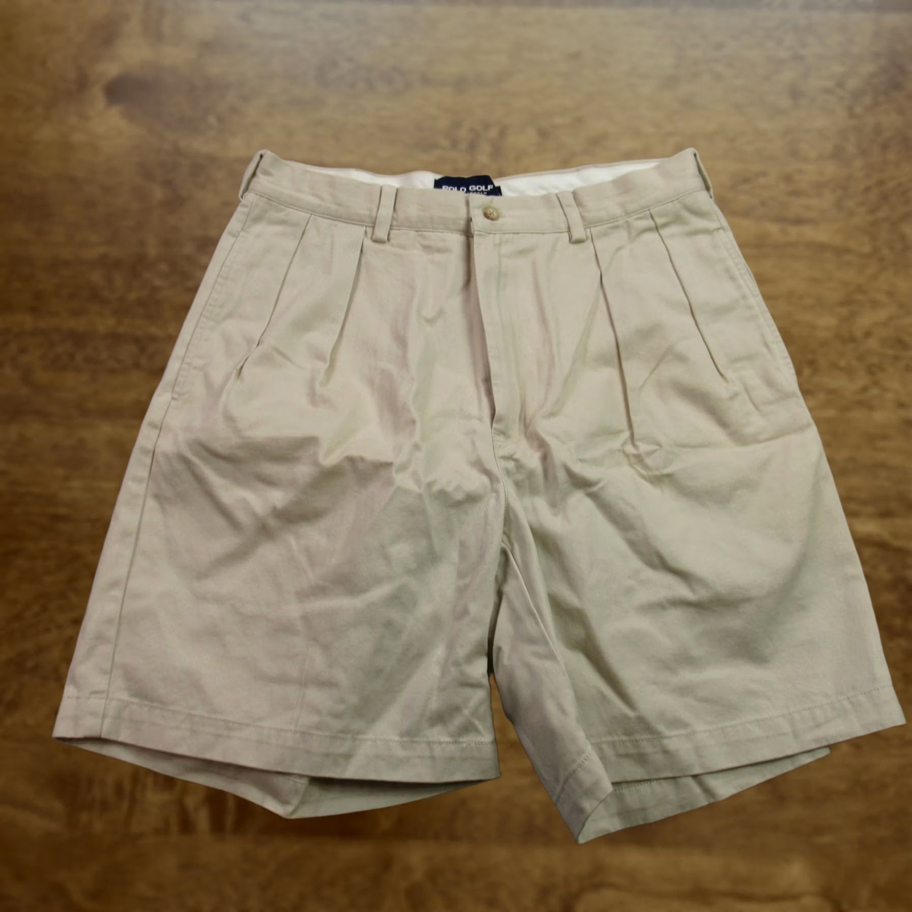 Polo Ralph Lauren Polo Ralph Lauren Shorts Mens 34 Chino Classic Fit Outdoors Beige Pockets Size US S / EU 44-46 / 1 - 1 Thumbnail