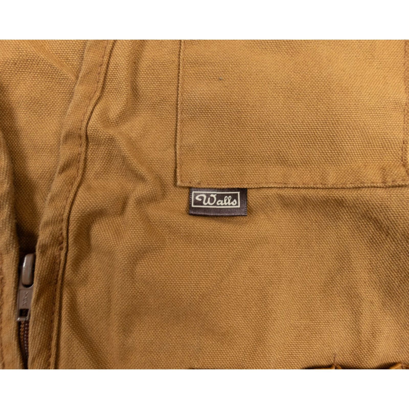 Walls VINTAGE Walls Utility Vest Mens Large Tan Full Zip Jacket Outdoor Ambulatory Marks 90s/Outdoor Wear Mens L Brown Short Description not needed Size US L / EU 52-54 / 3 - 3 Thumbnail