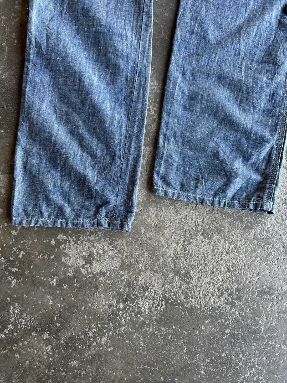 Vintage W33 L31 🍁 Vintage EDWIN Jeans Work Wear RARE Denim Pants Size US 33 - 13 Thumbnail