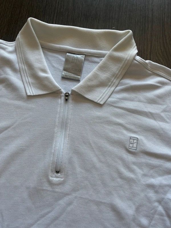 Nike Nike Sz S Tennis Cour 2001 Rare Polo Shirt Navy White Size S / US 4 / IT 40 - 2 Thumbnail