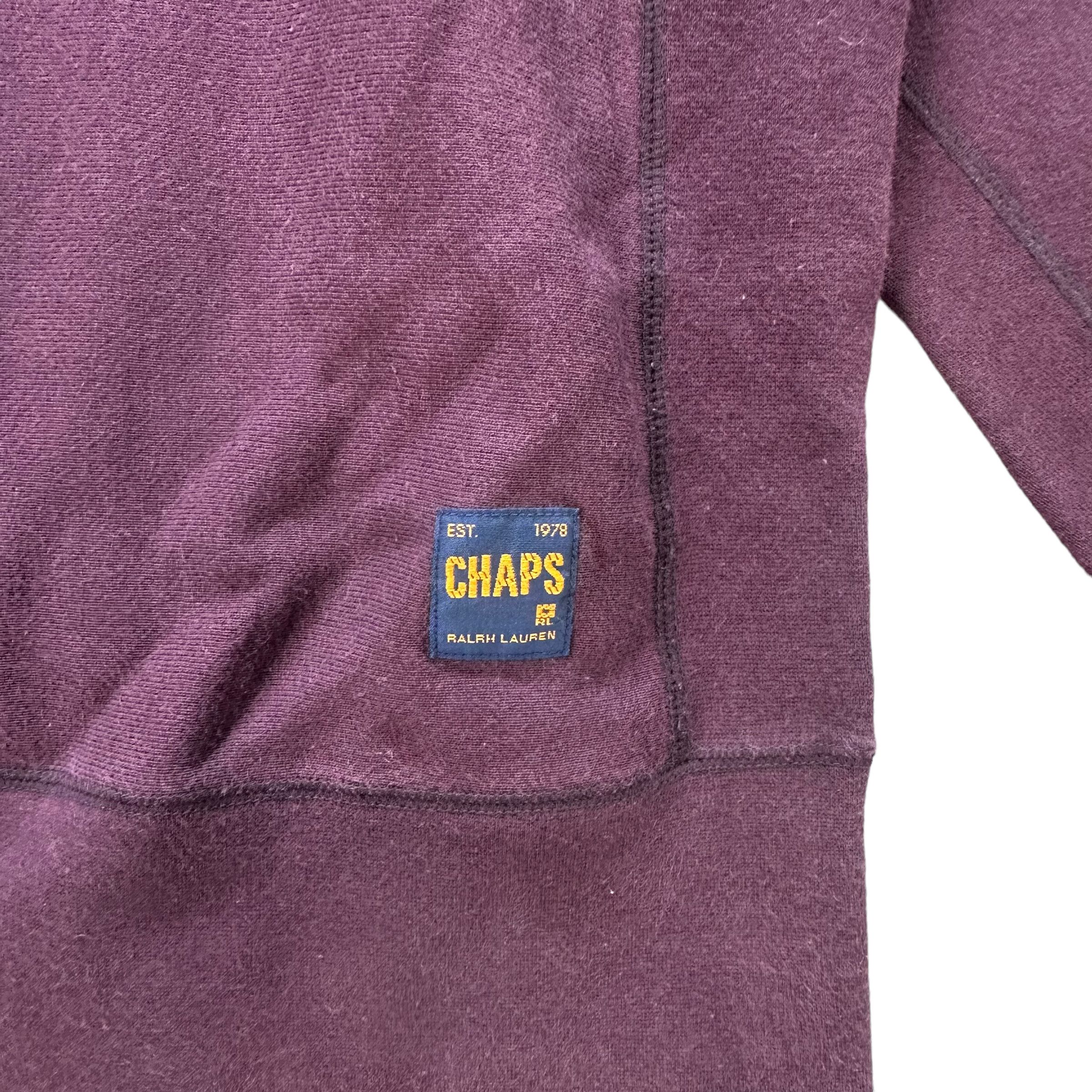Chaps Ralph Lauren CHAPS RALPH LAUREN BIG LOGO PURPLE SWEATSHIRTS #8601-017 Size US M / EU 48-50 / 2 - 6 Thumbnail