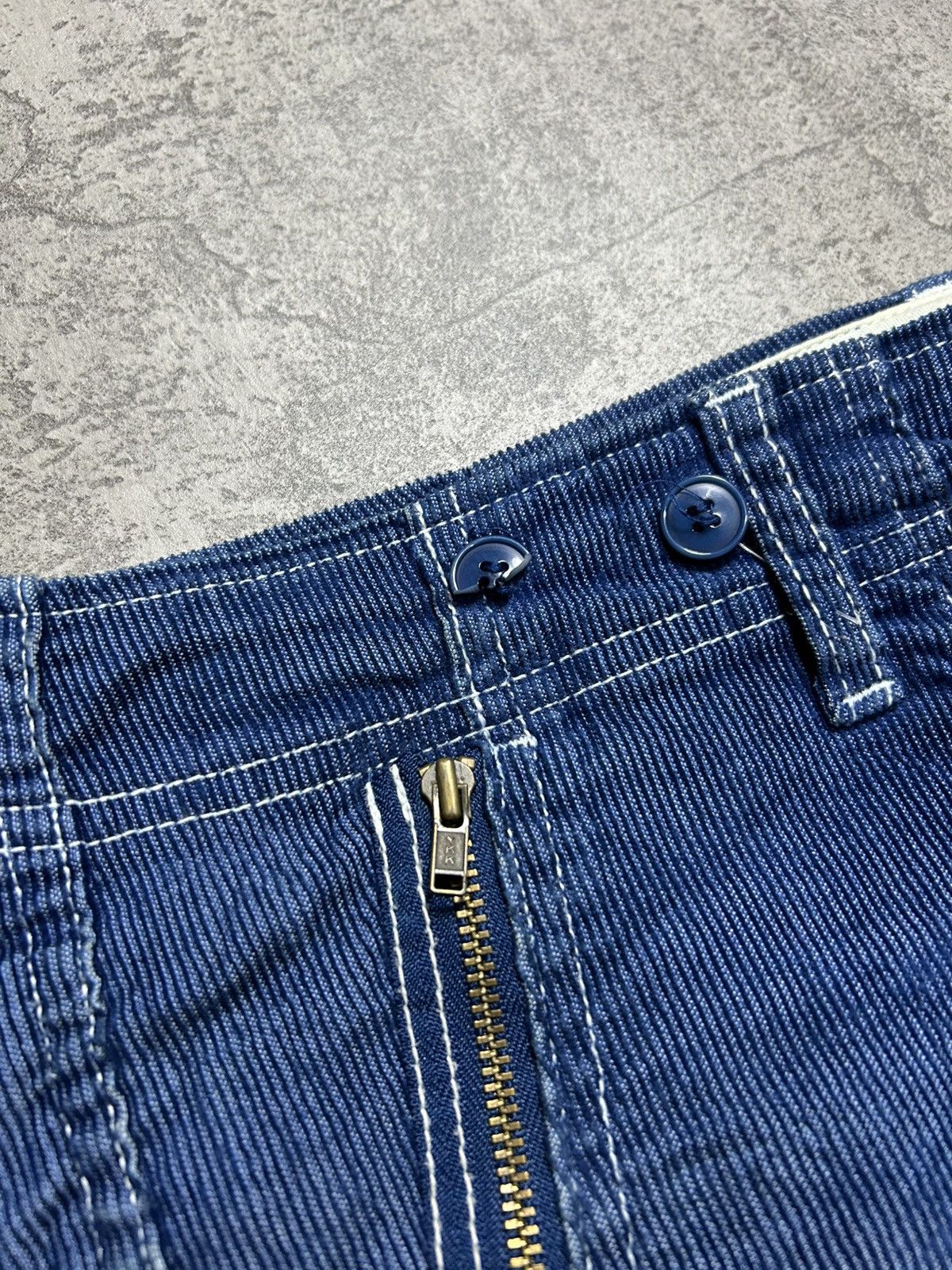 Ne-Net Ne Net by Issey Miyake Blue Corduroy Pants Size US 30 / EU 46 - 5 Thumbnail