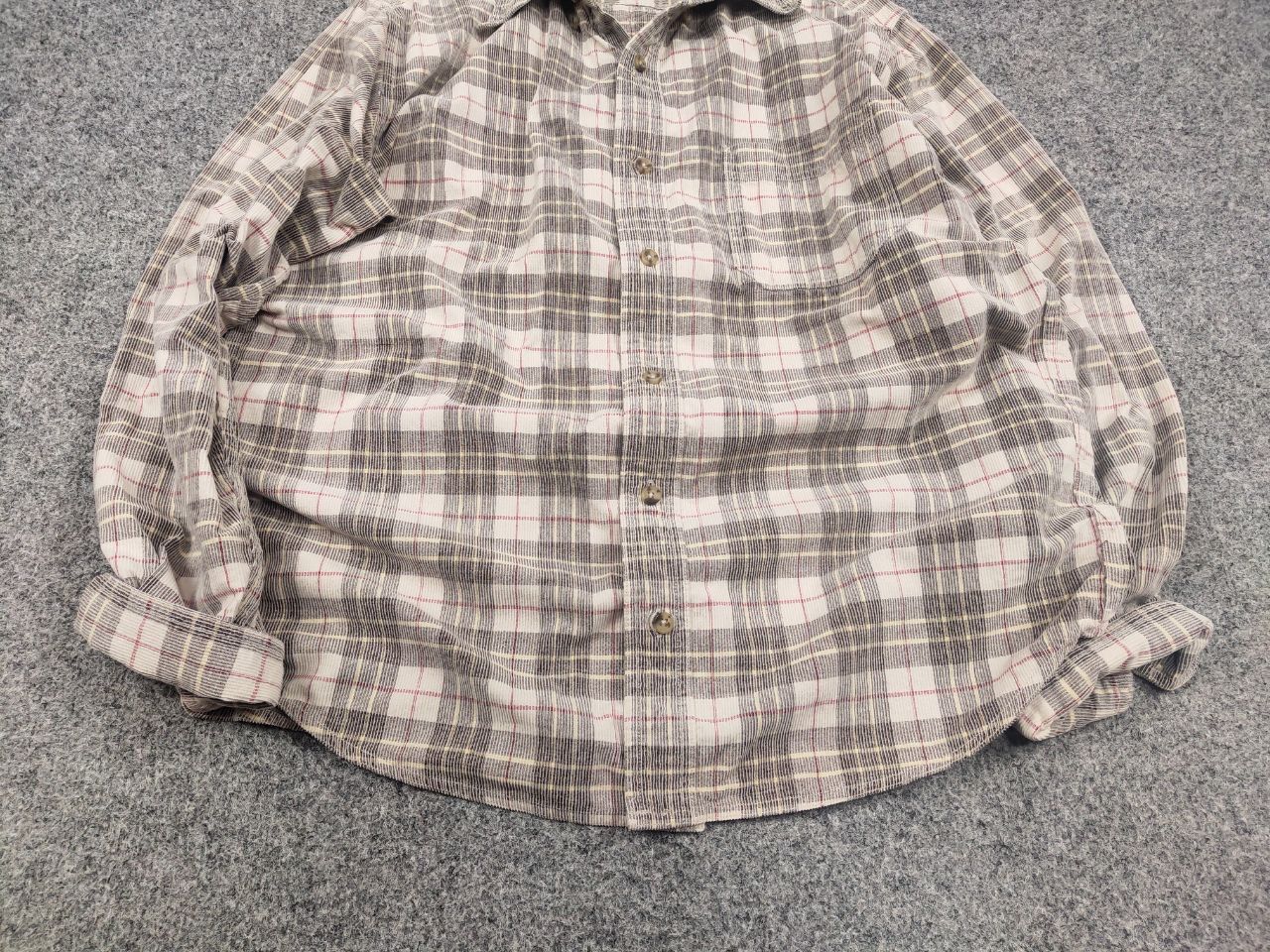 Eddie Bauer Vintage eddie bauer usa Japan Design Corduroy Check Shirt Size US S / EU 44-46 / 1 - 5 Thumbnail