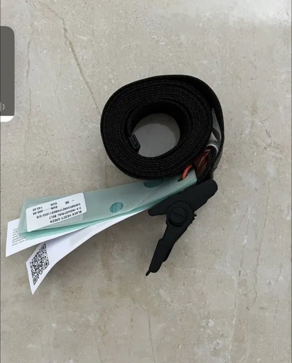 Off-White × Virgil Abloh 🔥 NWT OFF-WHITE INDUSTRIAL BELT Size ONE SIZE - 4 Thumbnail