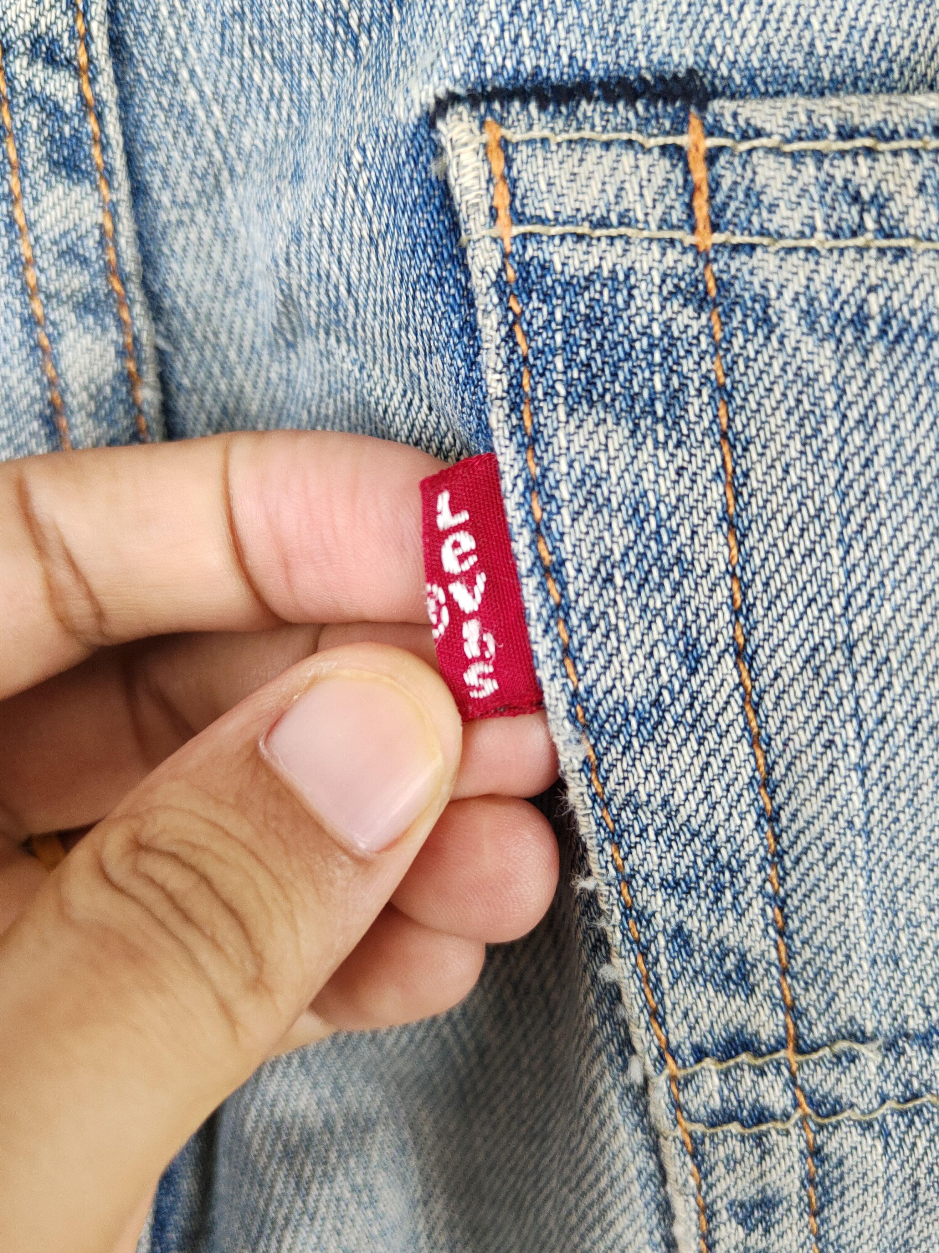 Levi's Levi's Blue Faded Distressed Ripped Jeans #S1668 Size US 34 / EU 50 - 9 Thumbnail