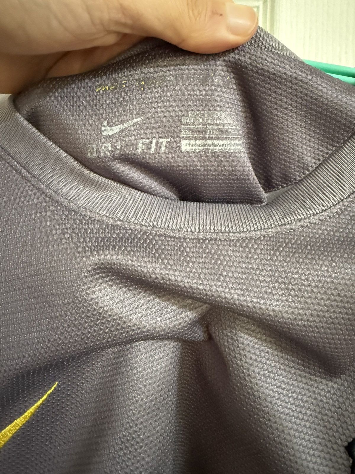 Nike Nike Barcelona 2012/13 GK jersey Size US XXL / EU 58 / 5 - 3 Thumbnail