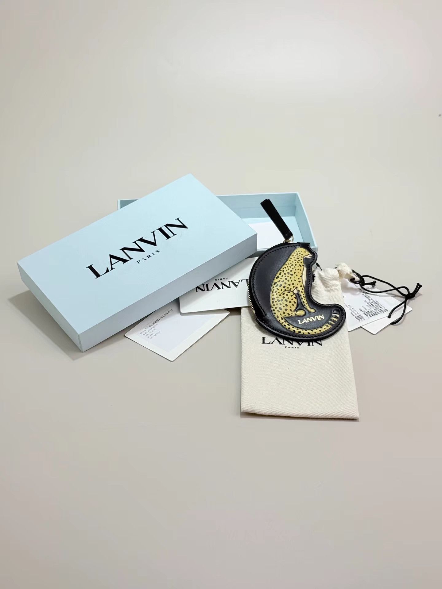 Lanvin LANVIN Panther Key Pouch & Coin Purse Size ONE SIZE - 1 Thumbnail