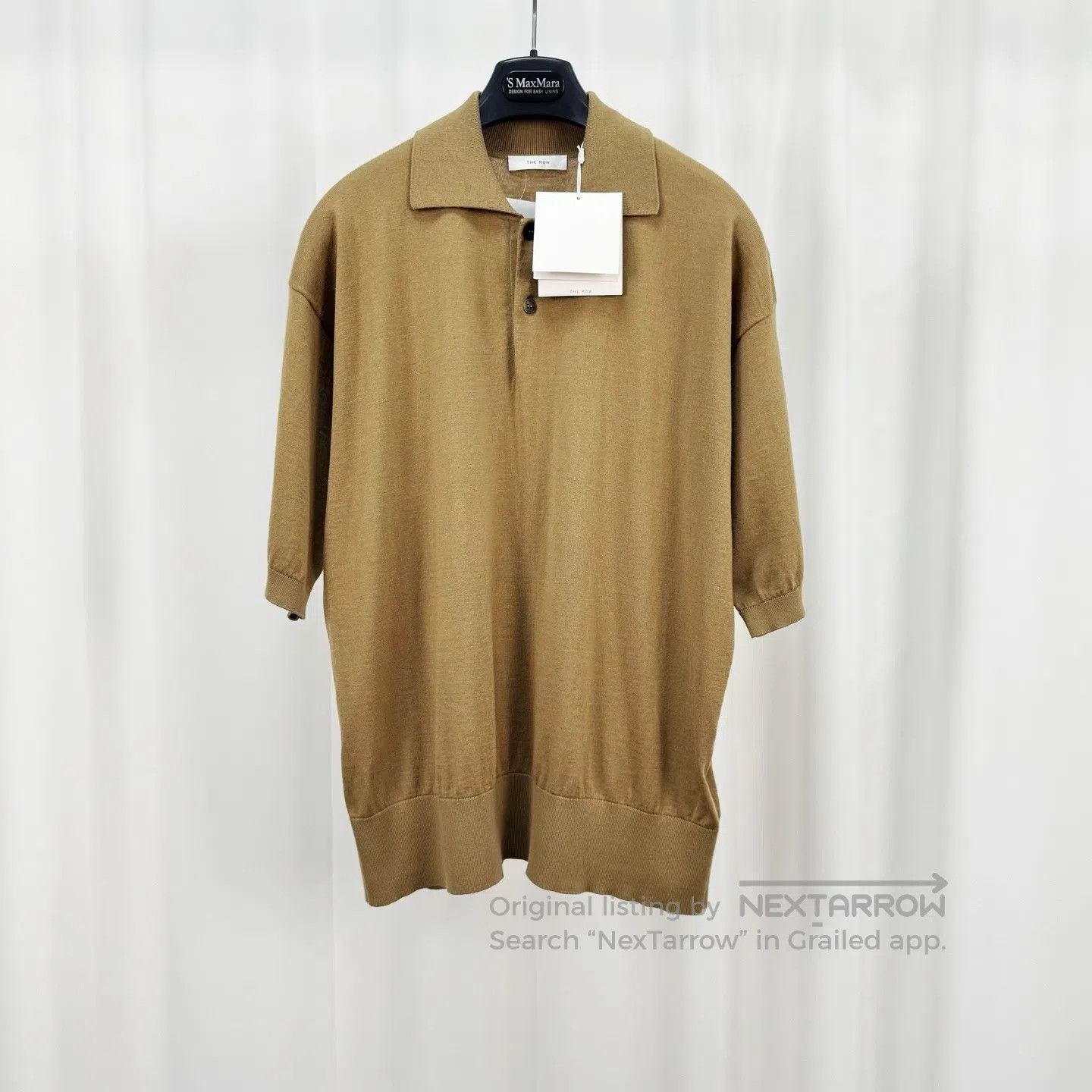 The Row The Row Tiago Collection Cashmere Knitted Short Sleeve Pol Size M / US 6-8 / IT 42-44 - 1 Thumbnail