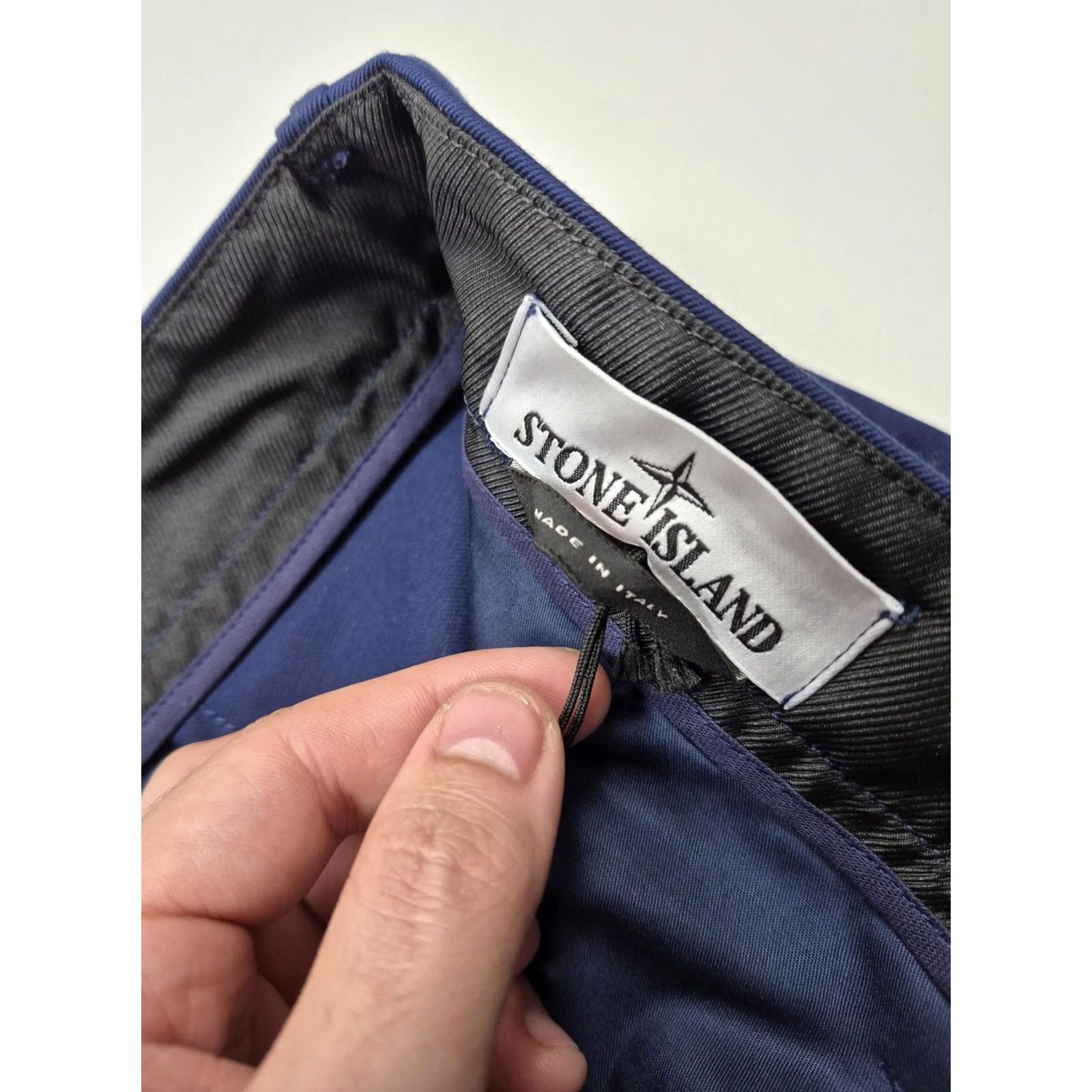 Stone Island Stone Island Chino Pants Mens 34x31 Blue Canvas Logo Italy NWT Straight Pockets Casual Slim Front Zip Flat Front Tailored Regular Fit Clothing Size US 34 / EU 50 - 3 Thumbnail