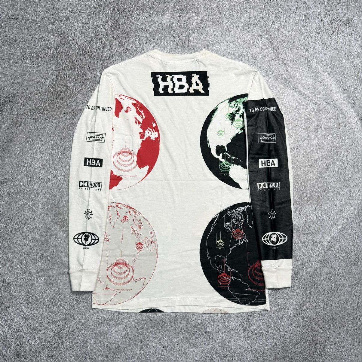 Hood By Air Hood By Air Globes Longsleeve Size US M / EU 48-50 / 2 - 11 Thumbnail