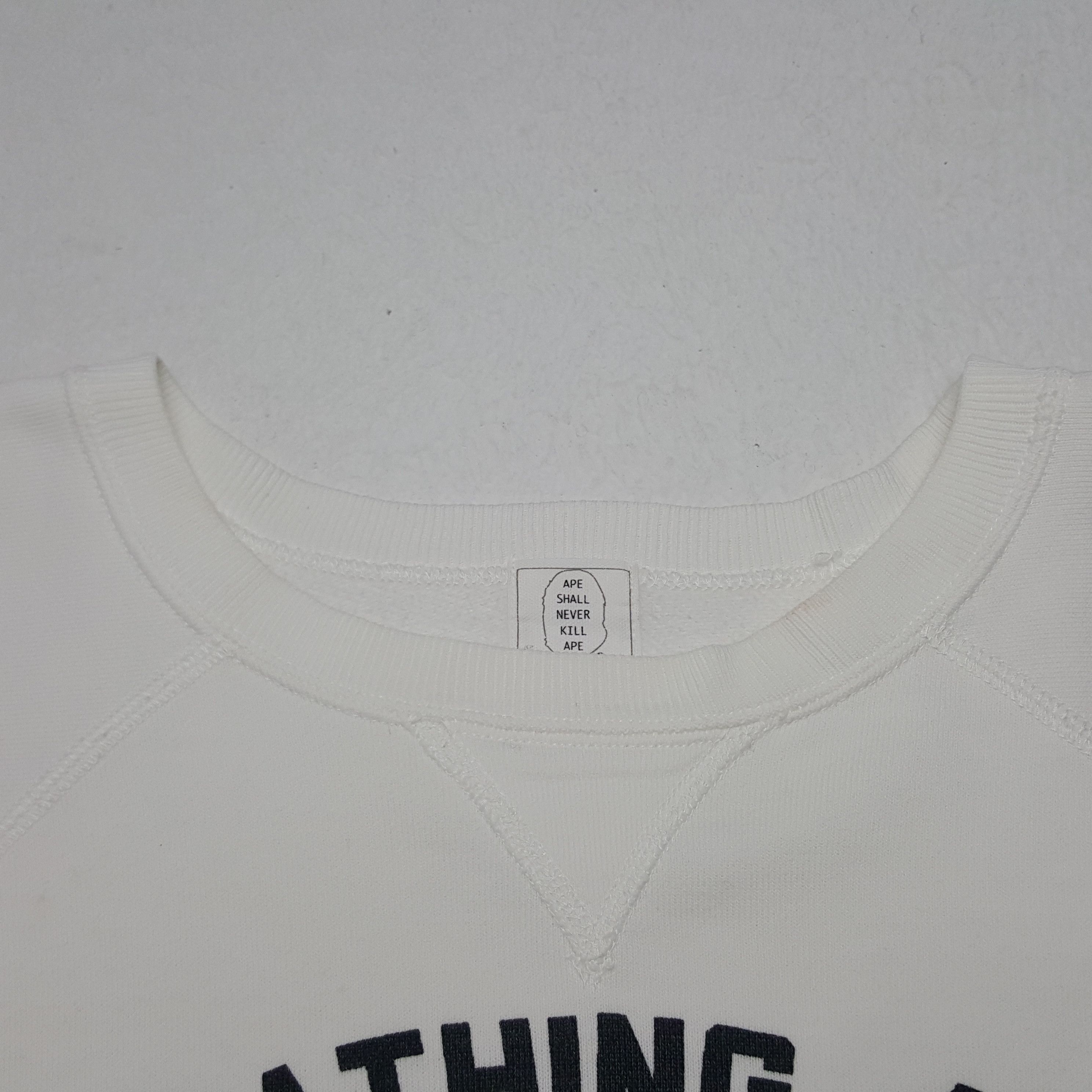 Bape × Vintage Vintage A Bathing Ape For Human Sweatshirt Size US L / EU 52-54 / 3 - 4 Thumbnail